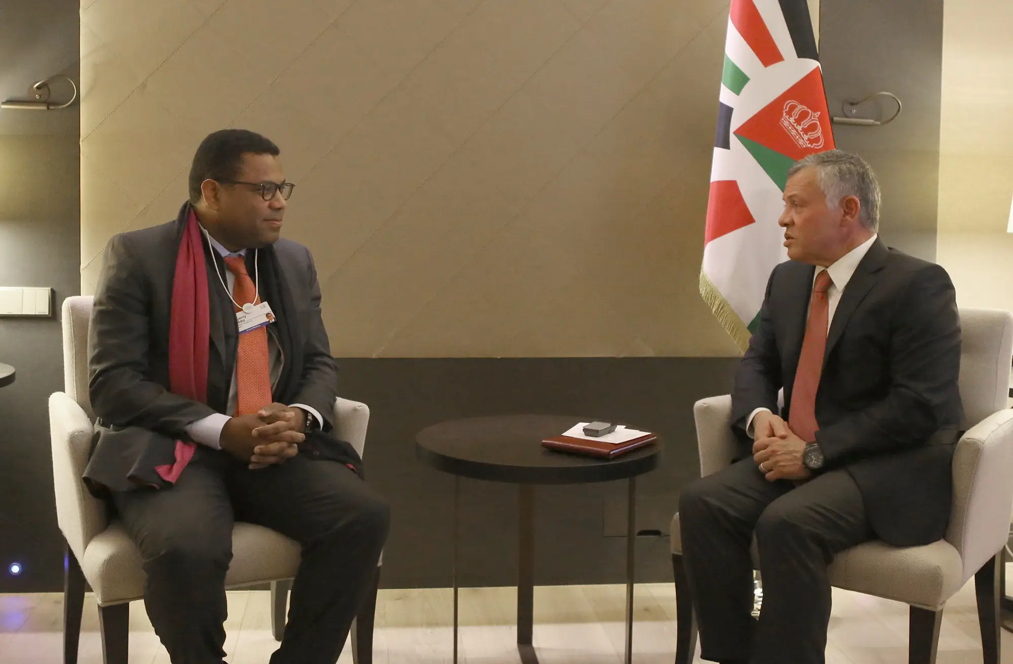 King meets Meridiam CEO