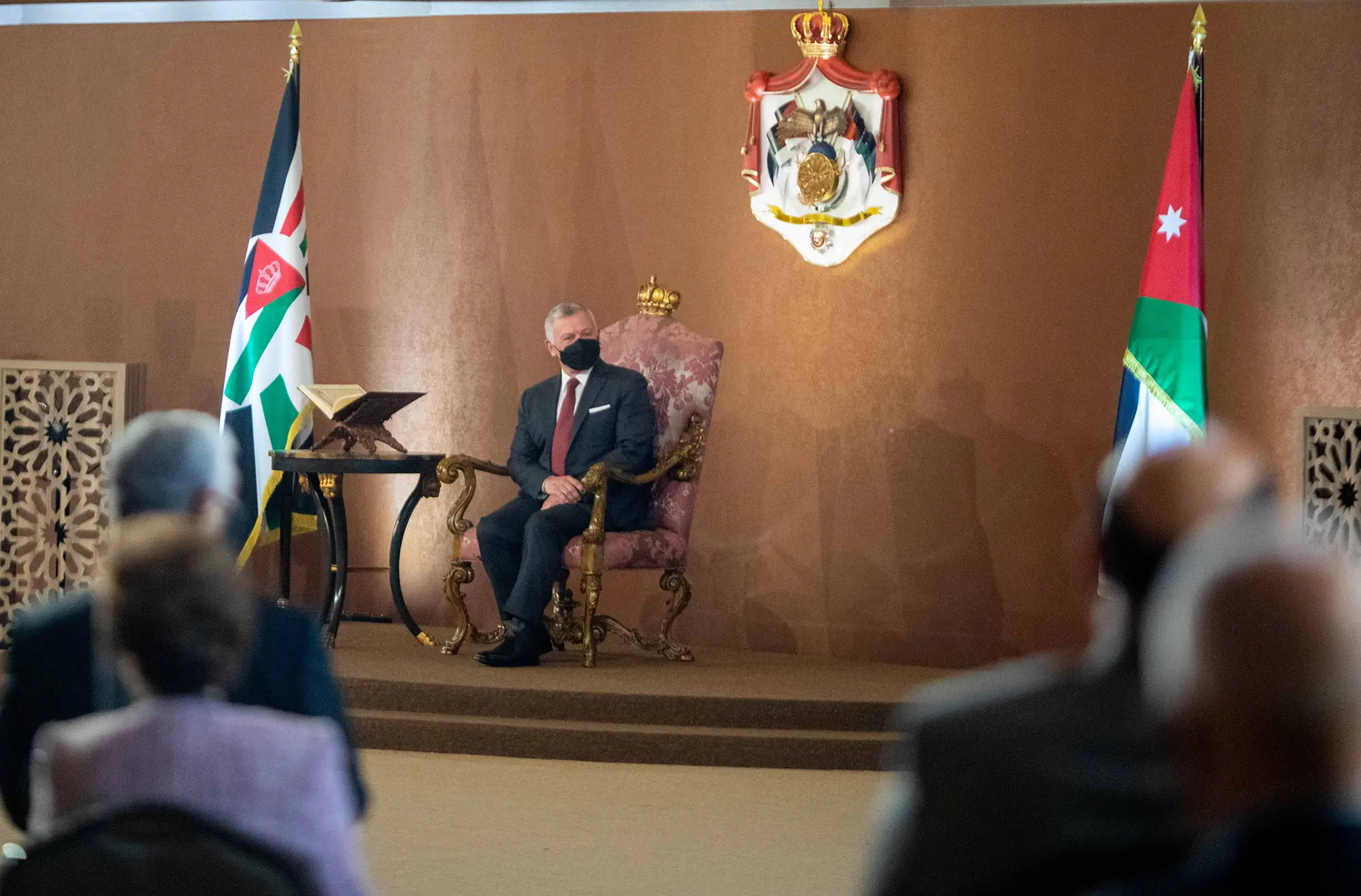 King listens to Parliament’s response to Speech from the Throne