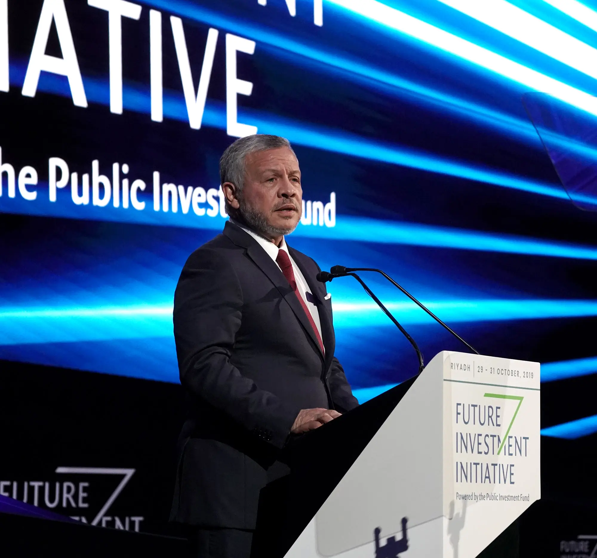 King delivers speech at Future Investment Initiative 2019, says investing in young Jordanians’ boundless talents an investment in region’s future