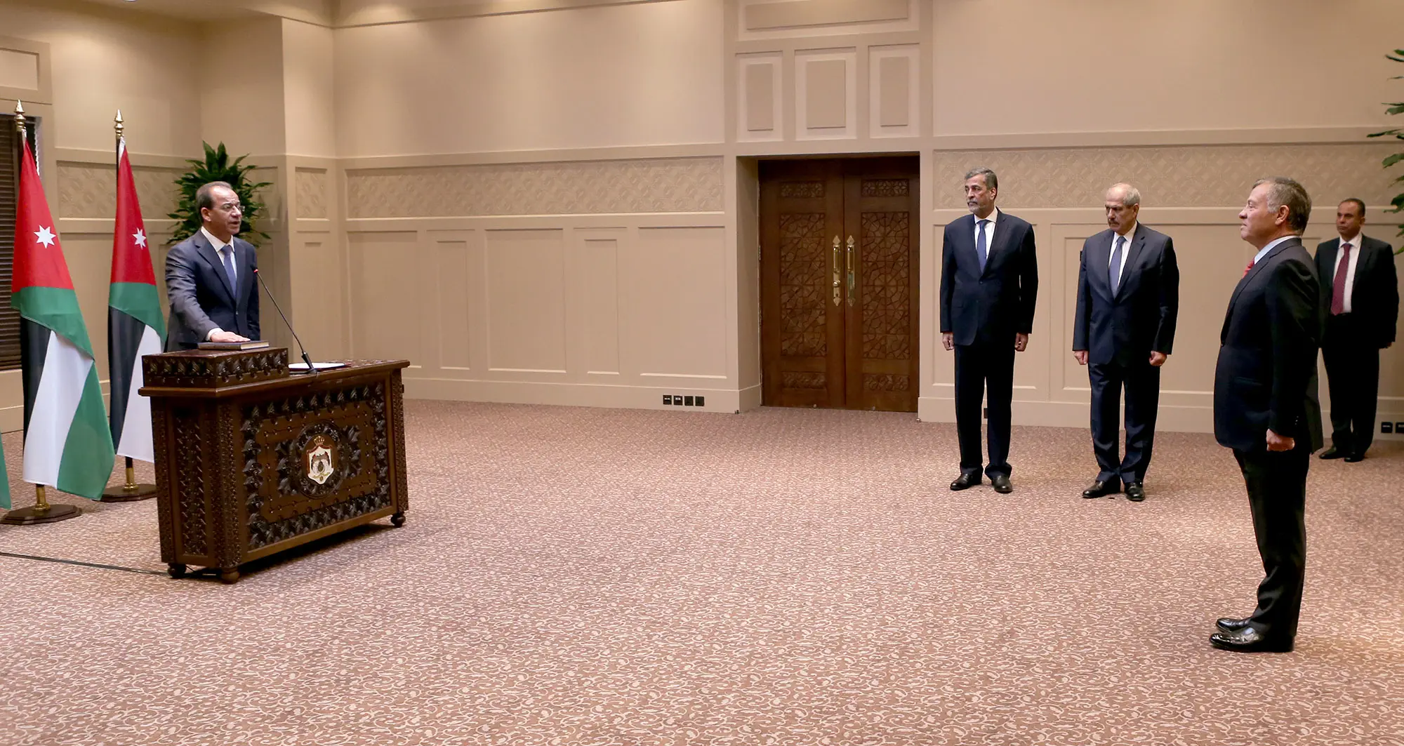 King swears in Shboul as IEC board member
