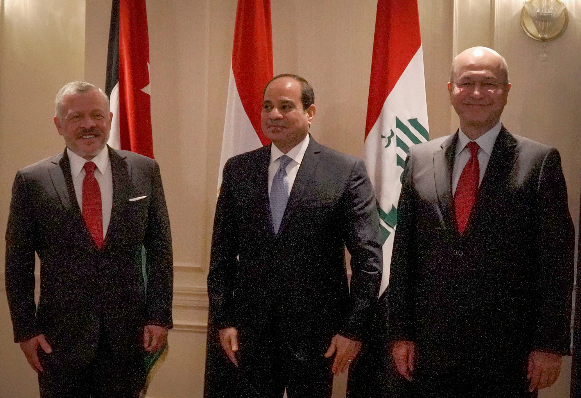 King, Egypt, Iraq presidents hold trilateral summit in New York