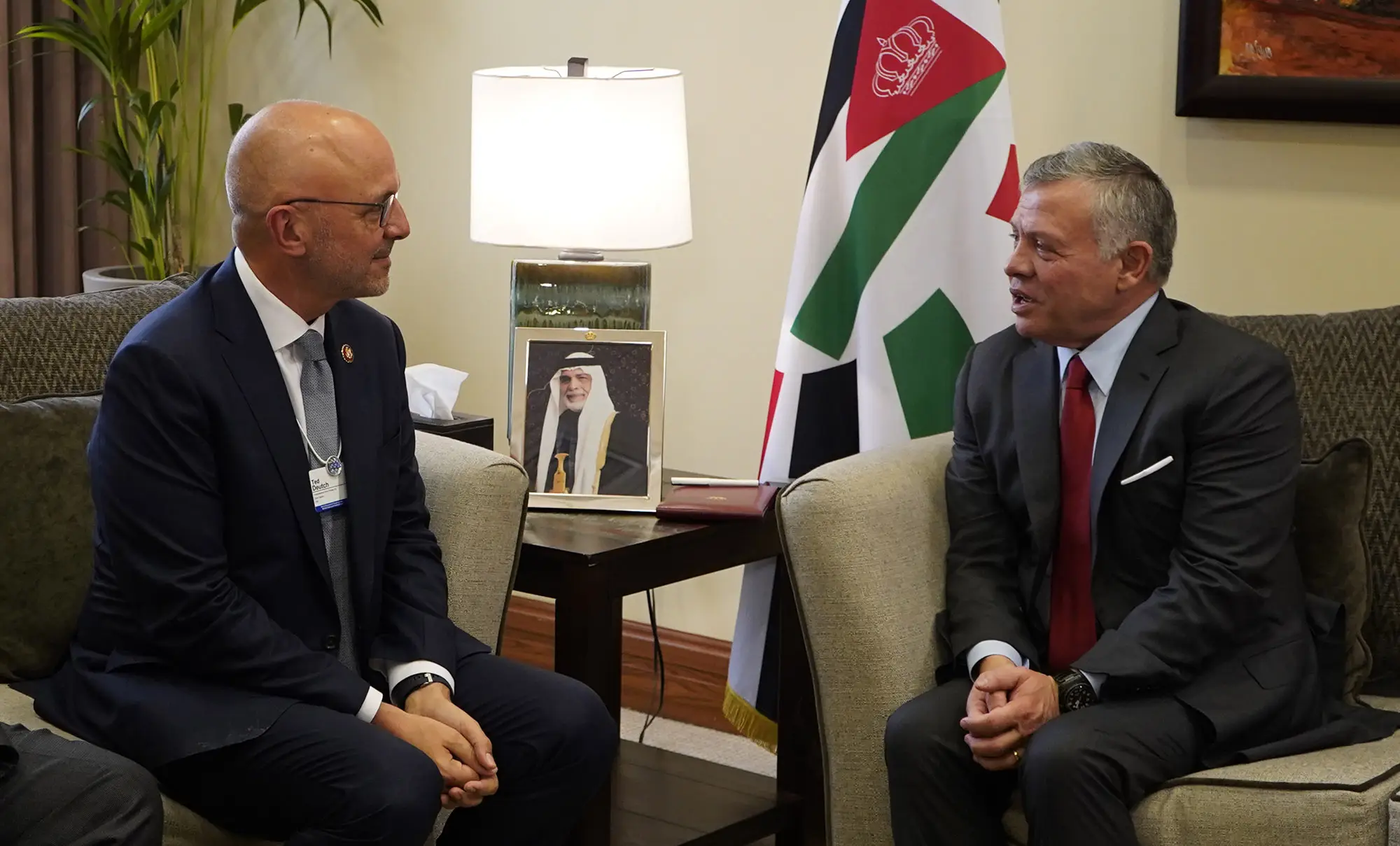 King meets chairman of US House subcommittee on Mideast, North Africa and international terrorism