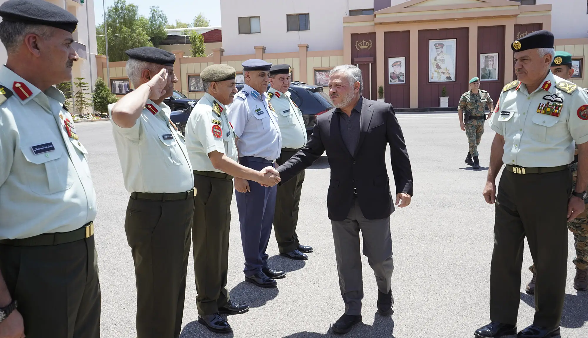 King visits JAF General Command