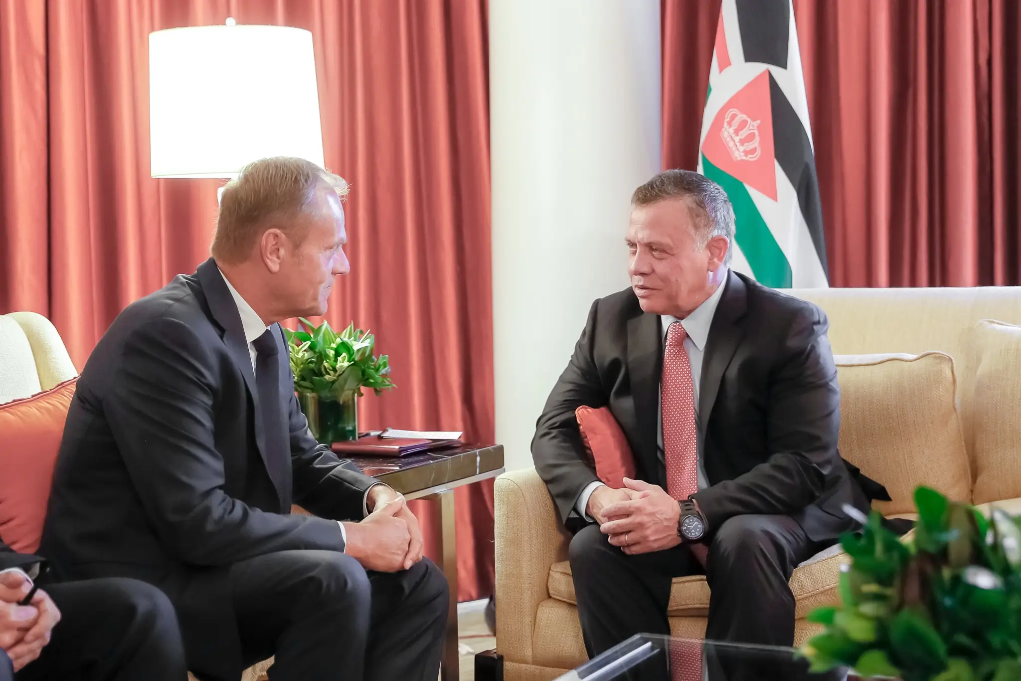King meets European Council president