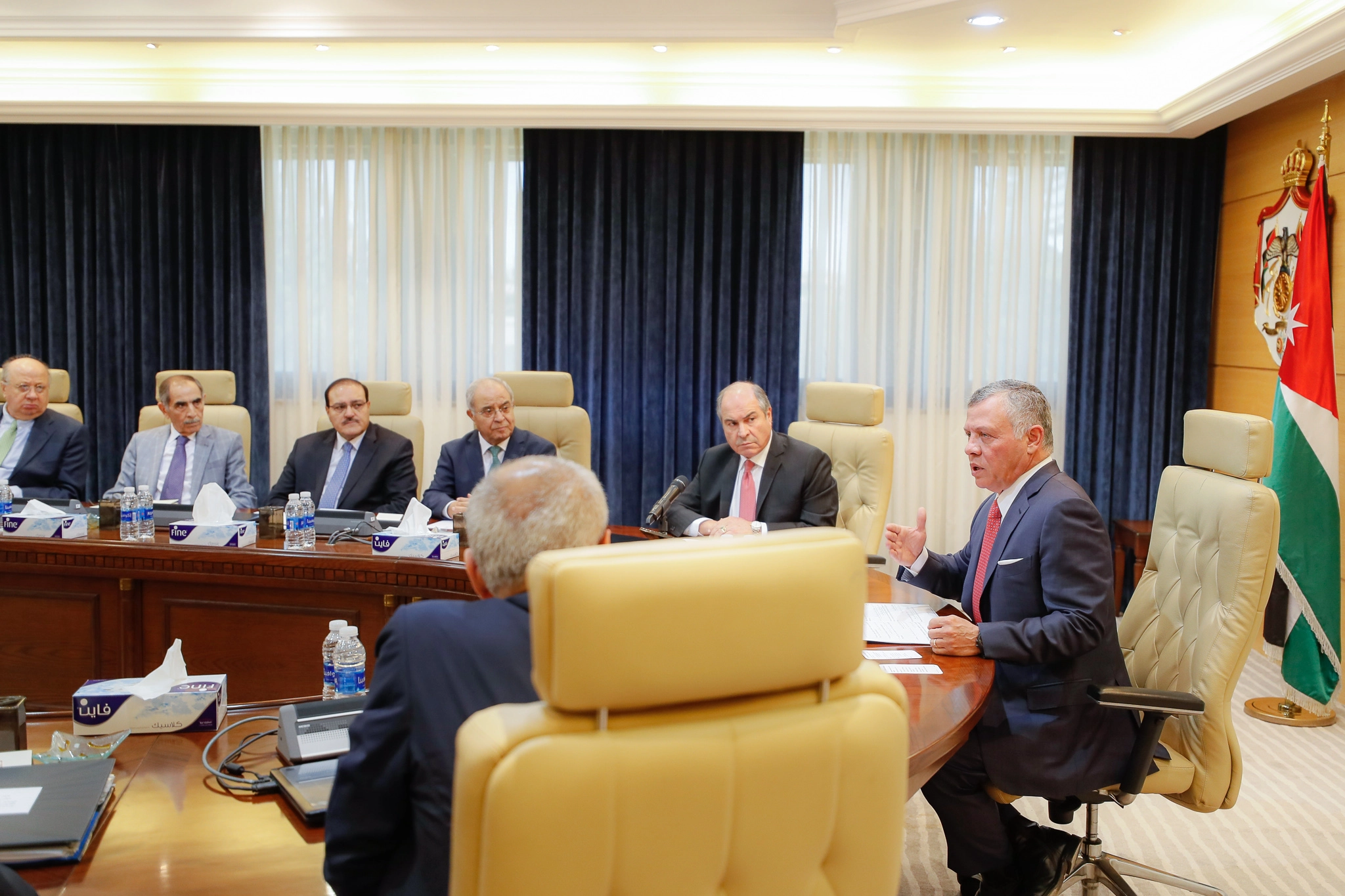 King chairs part of Cabinet meeting