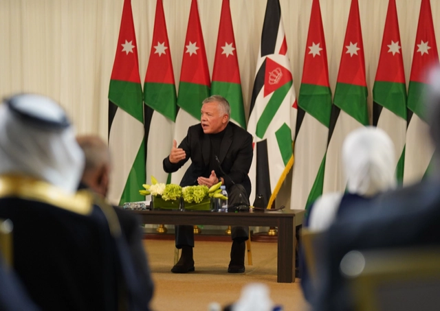 الملك: ليست المرة الأولى التي يتم فيها استهداف الأردن
