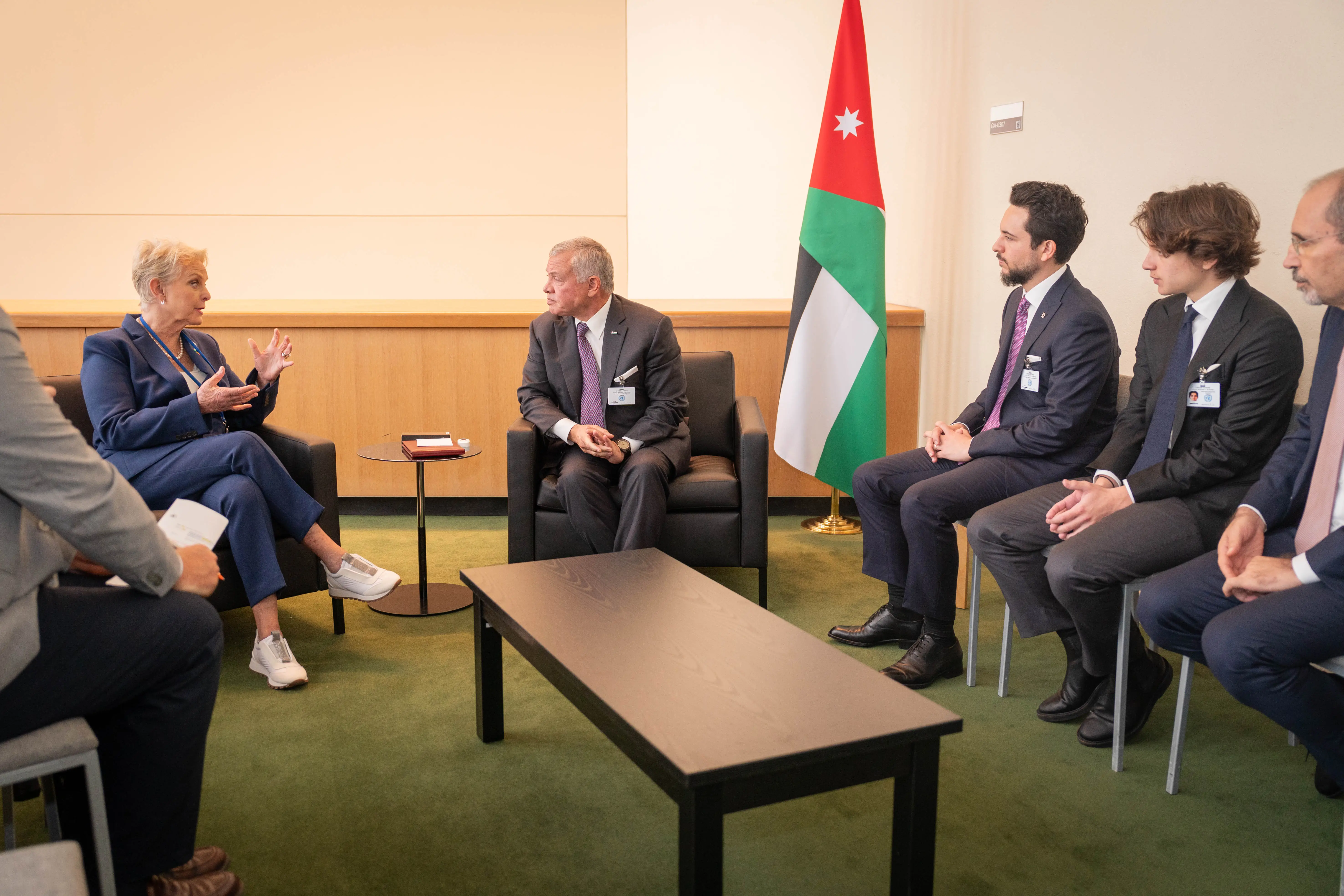 King meets WFP executive director