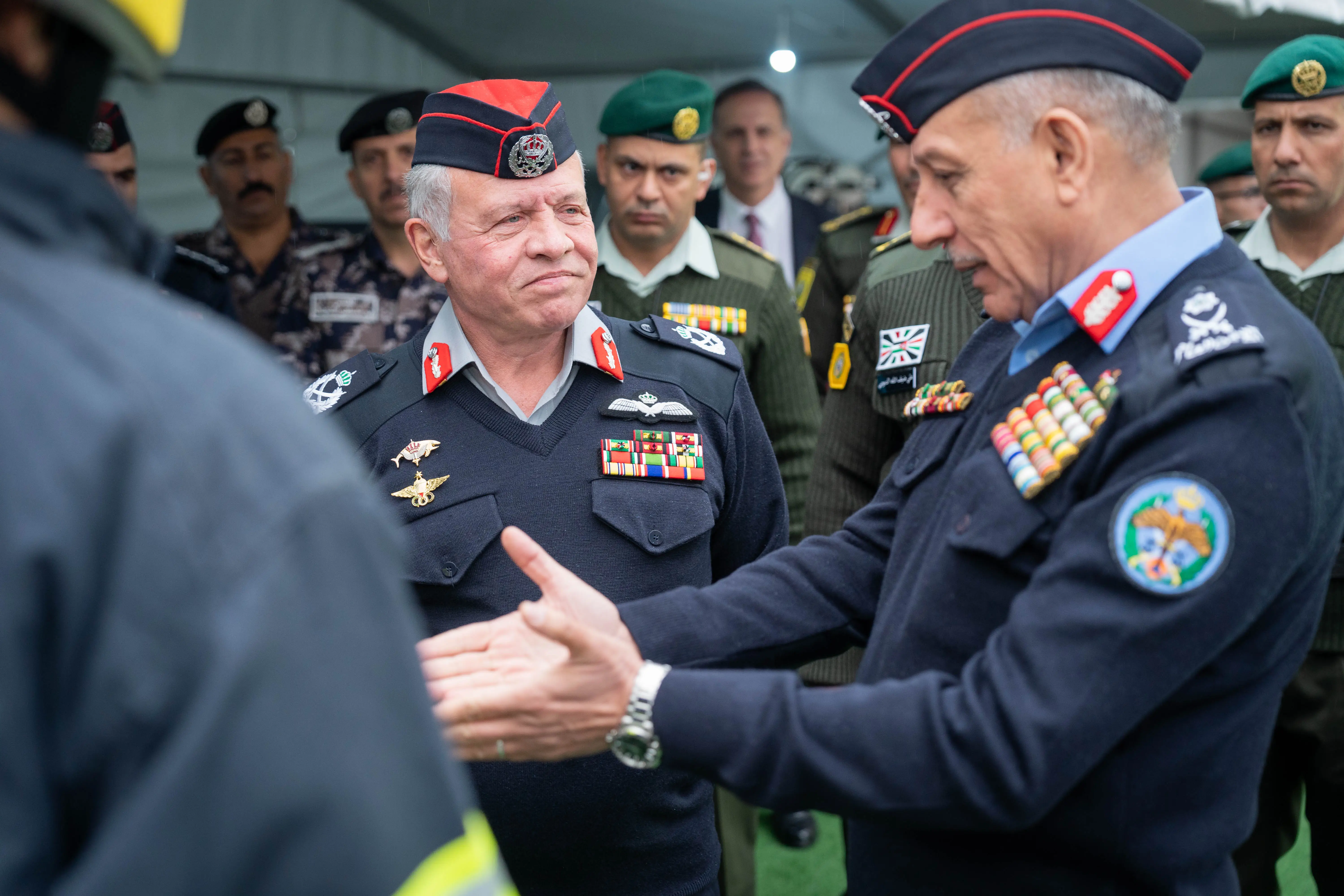 King visits Civil Defence Department, checks on ambulance development project
