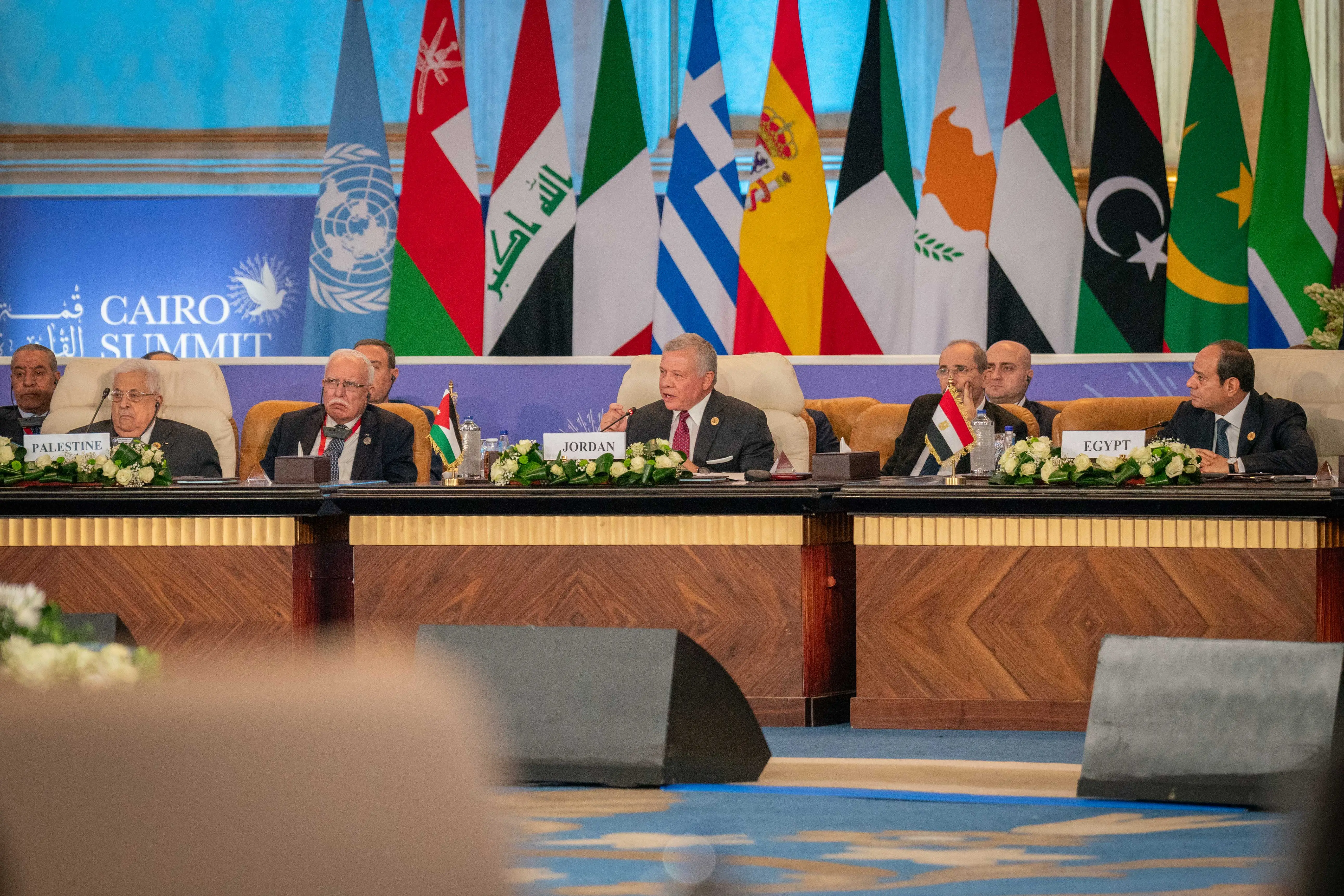 King at Cairo Summit for Peace demands immediate stop of war on Gaza, protection of civilians