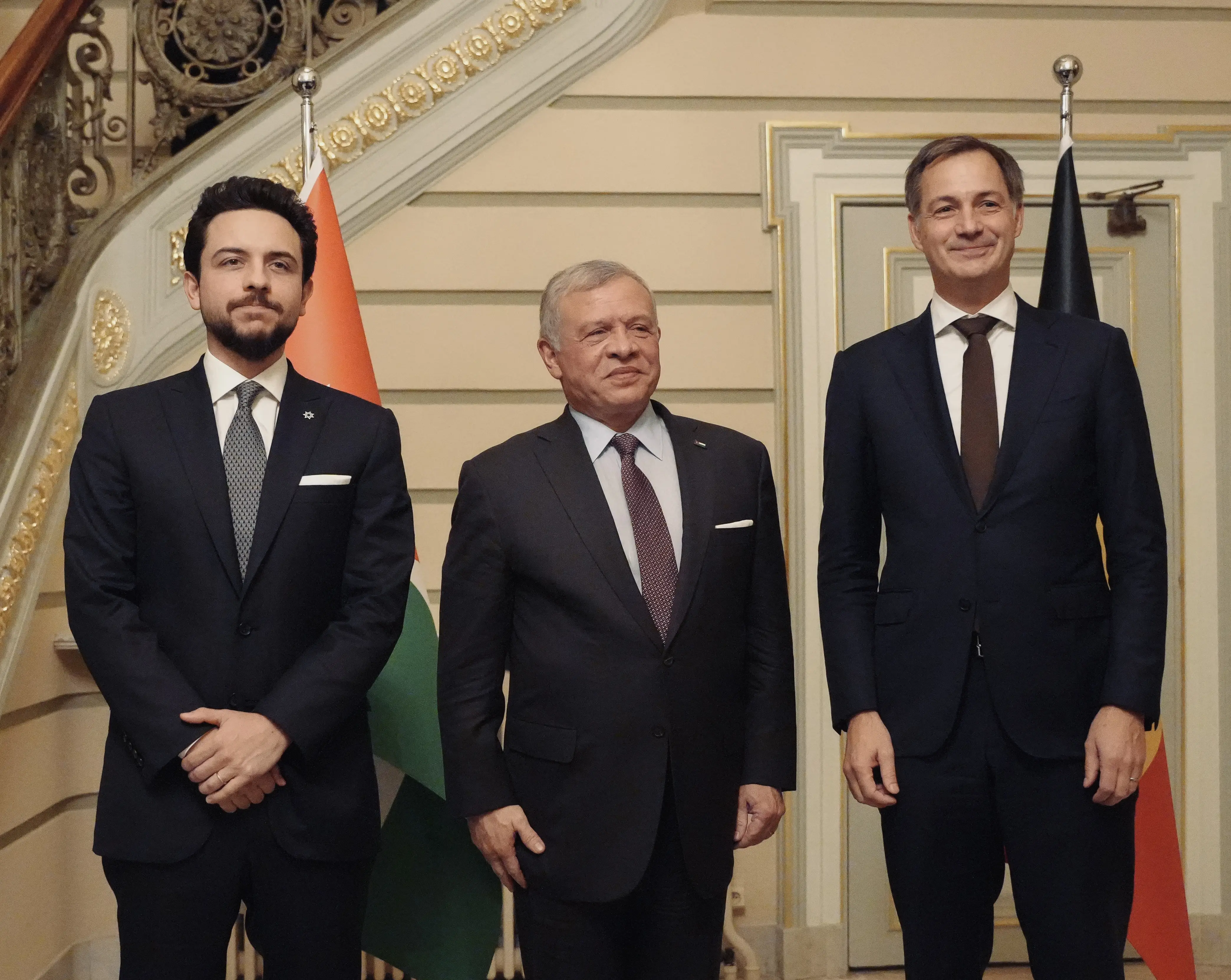 King meets Belgium PM, warns against reaching point of no return in Gaza, sliding into regional war