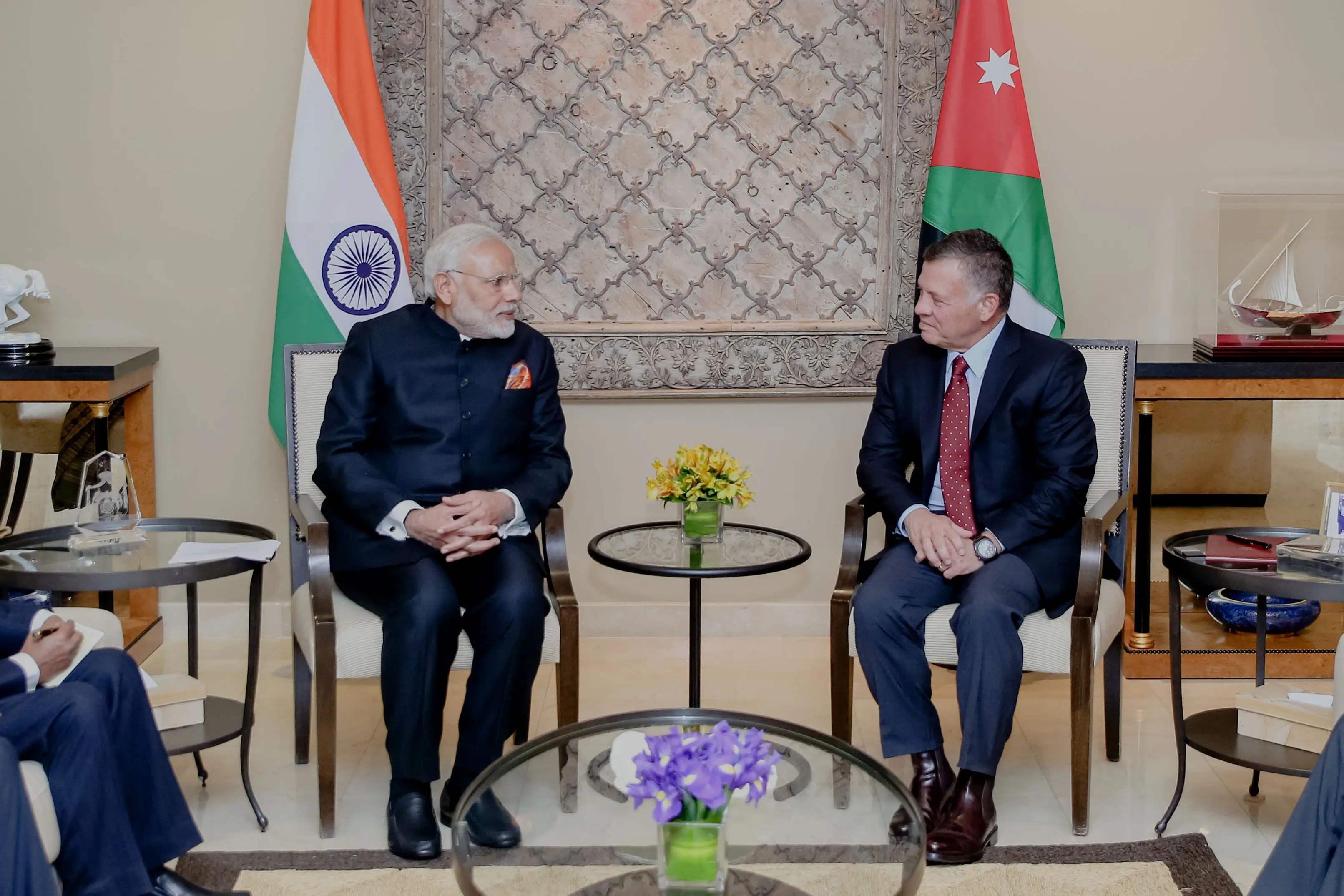 King receives Indian PM