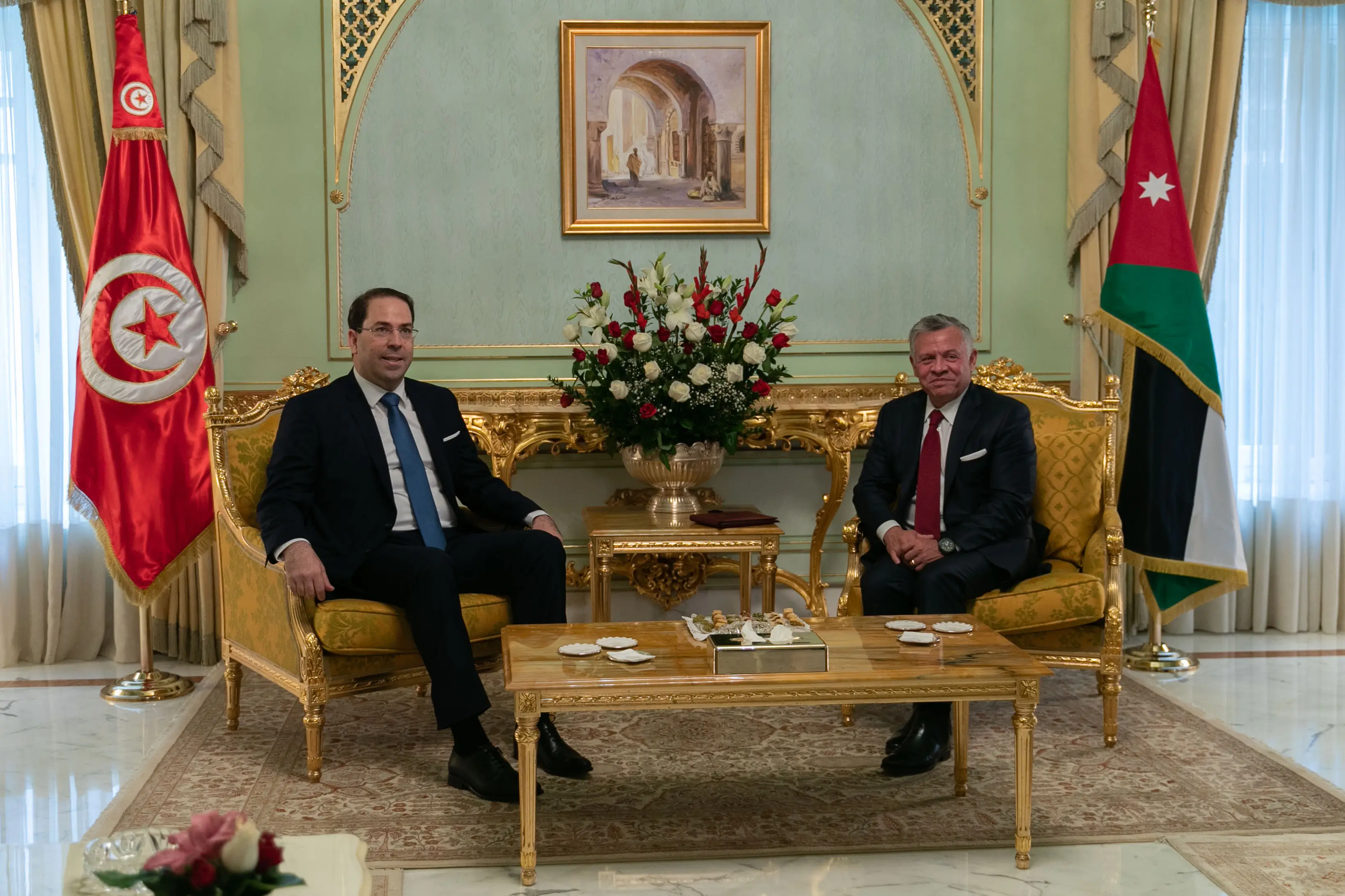 King meets Tunisian PM