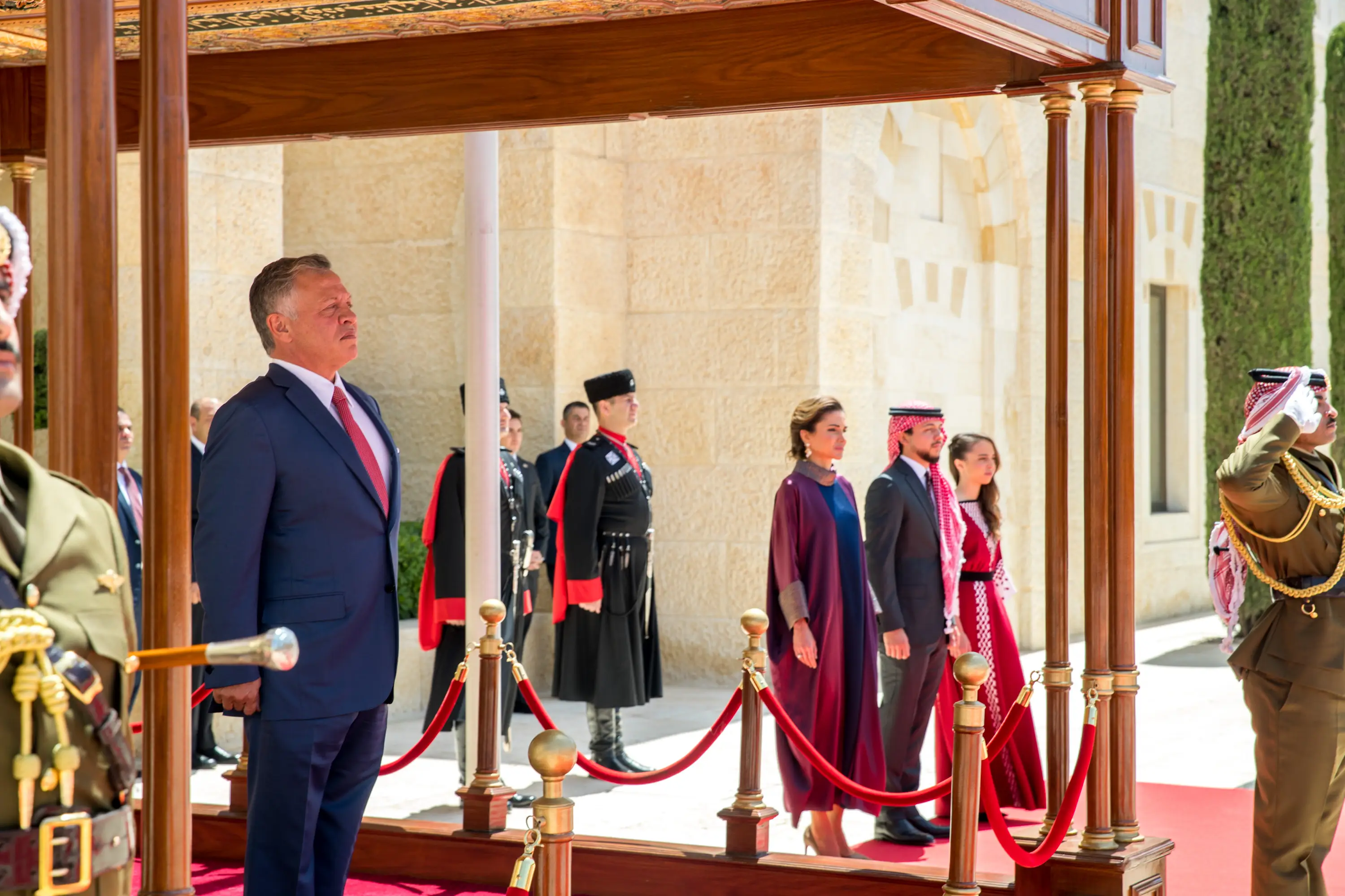 King attends 72nd Independence Day ceremony