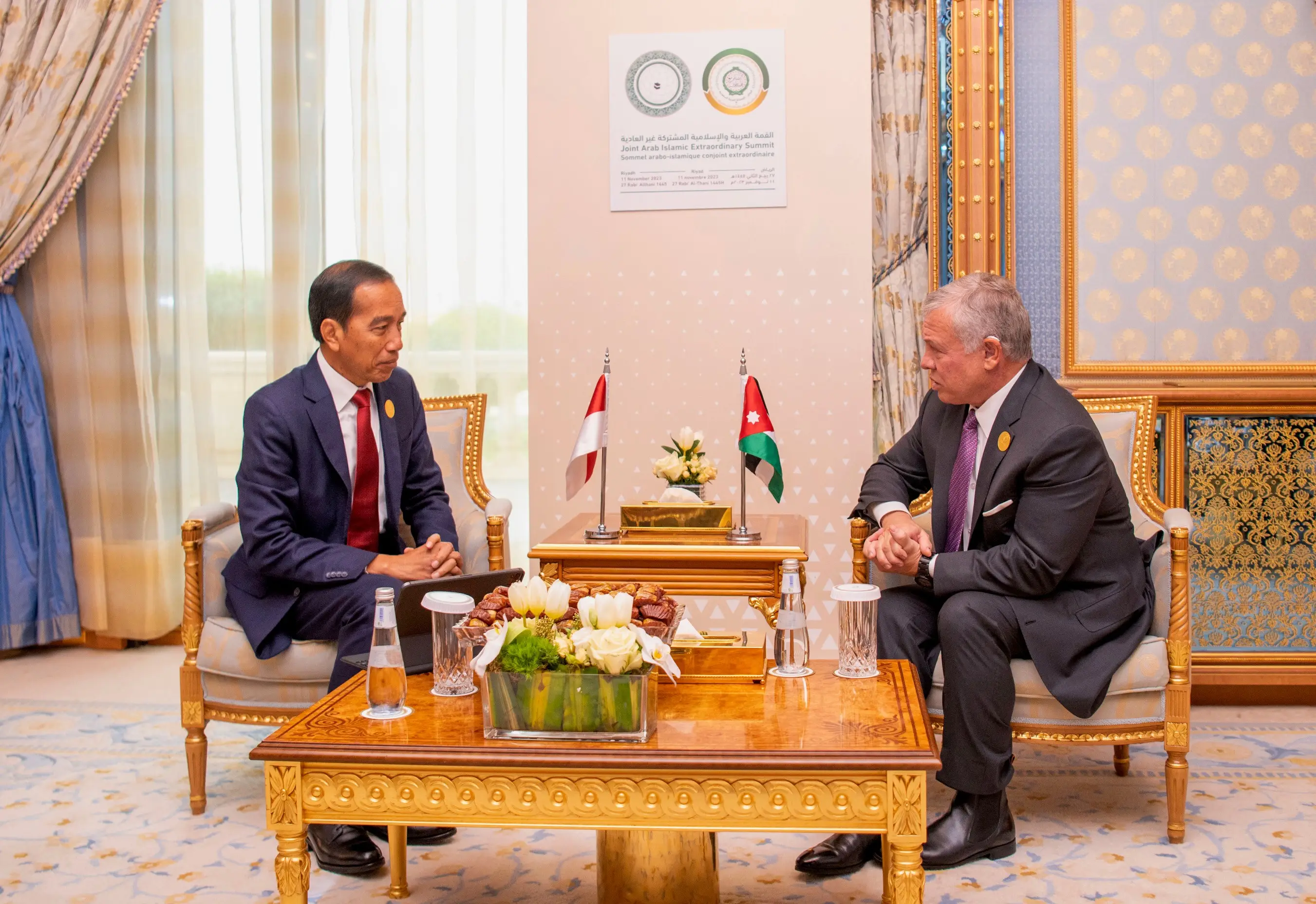 King, Indonesian president call for end to Gaza war, ensuring provision of aid