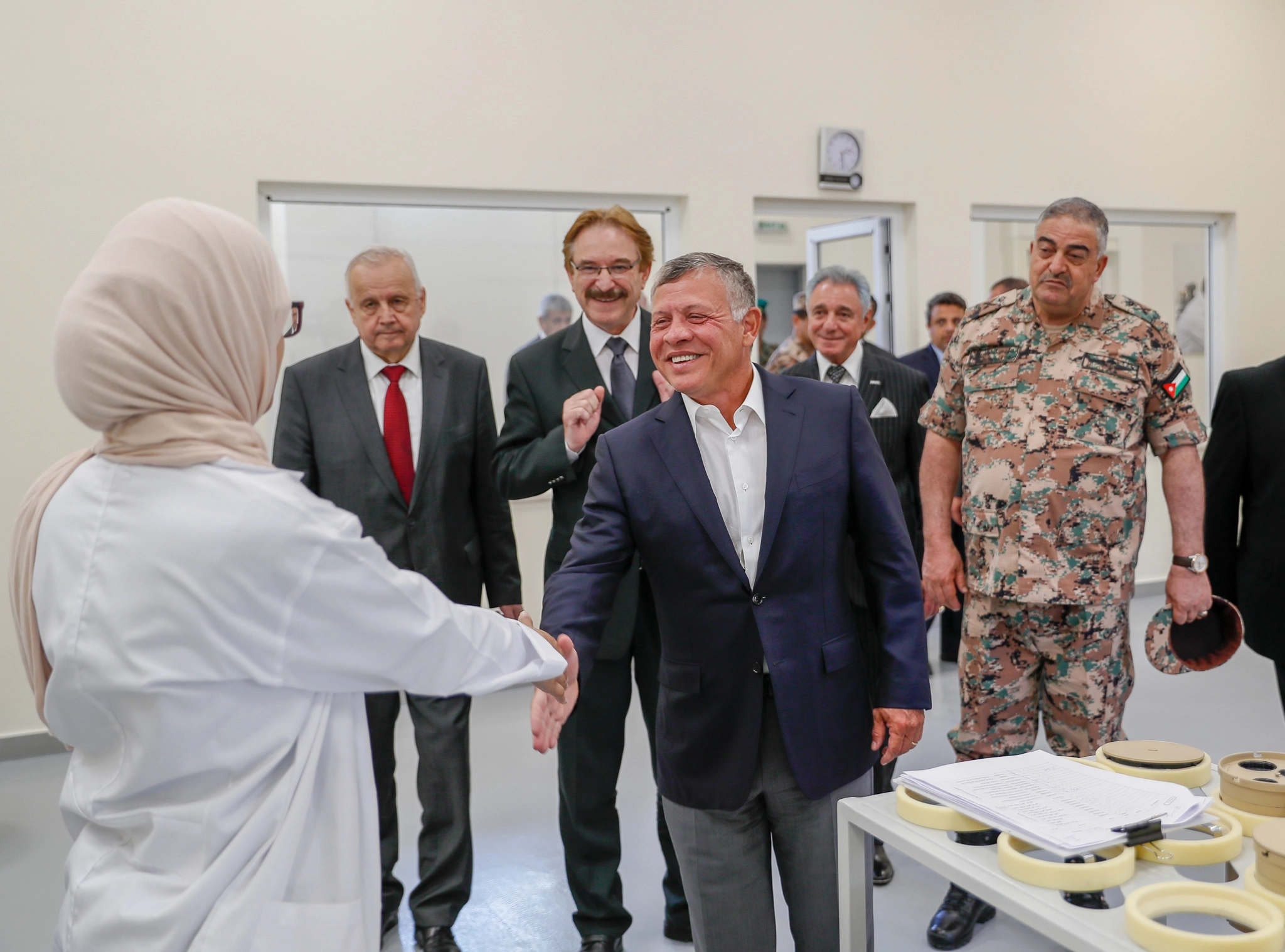 King visits Jadara Equipment and Defence Systems Company