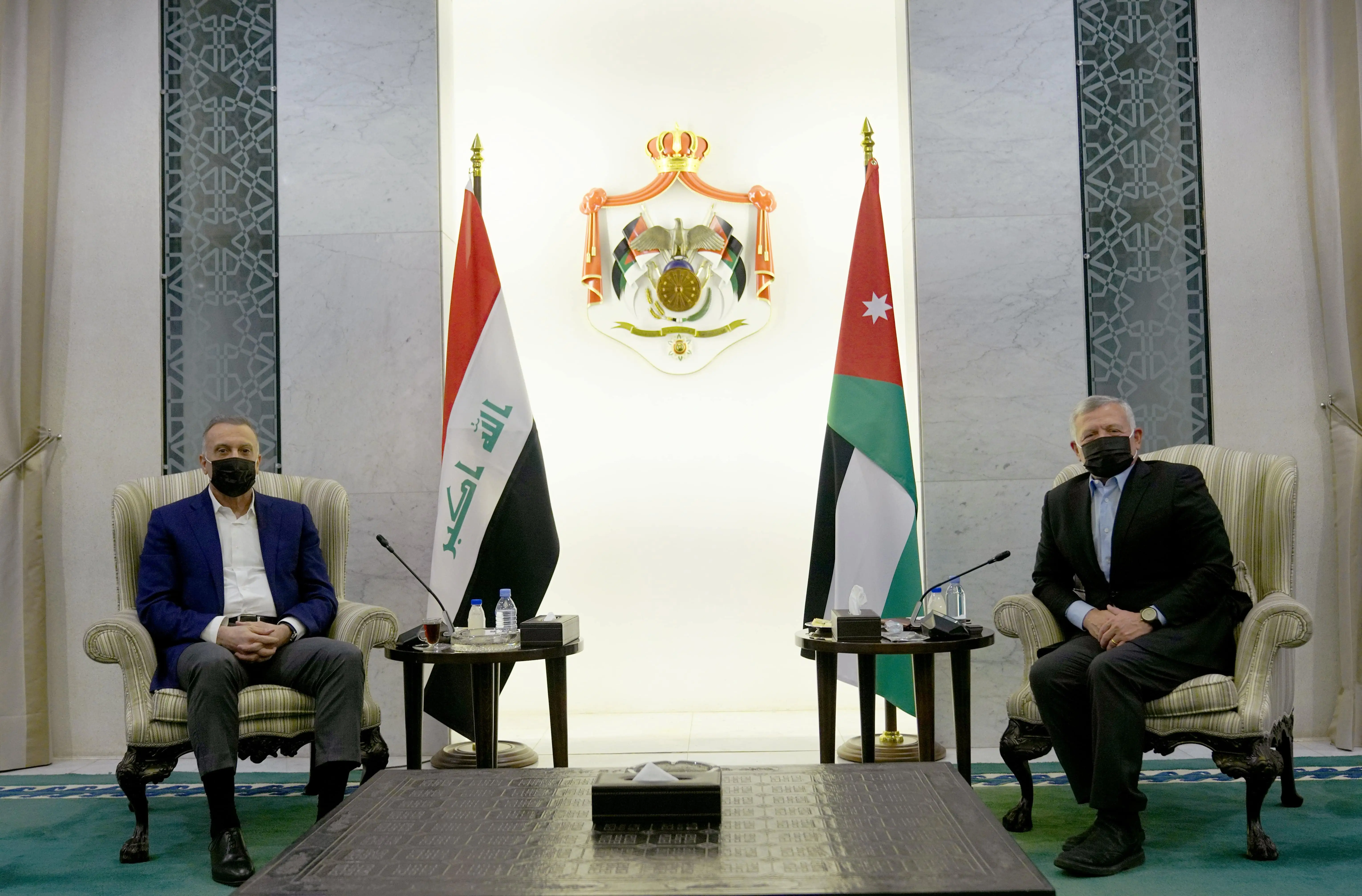 King receives Iraqi PM