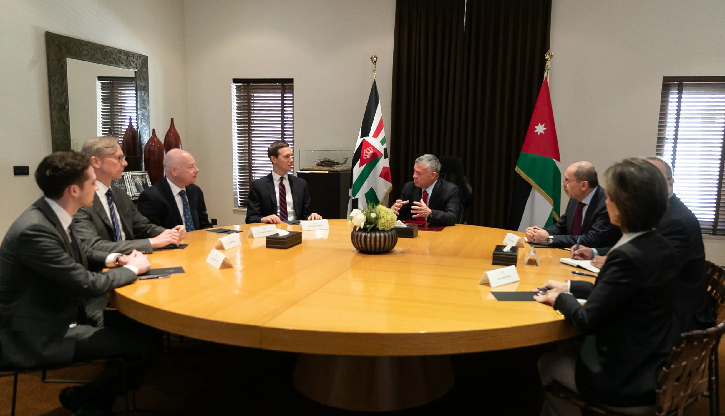 King receives senior adviser to US president