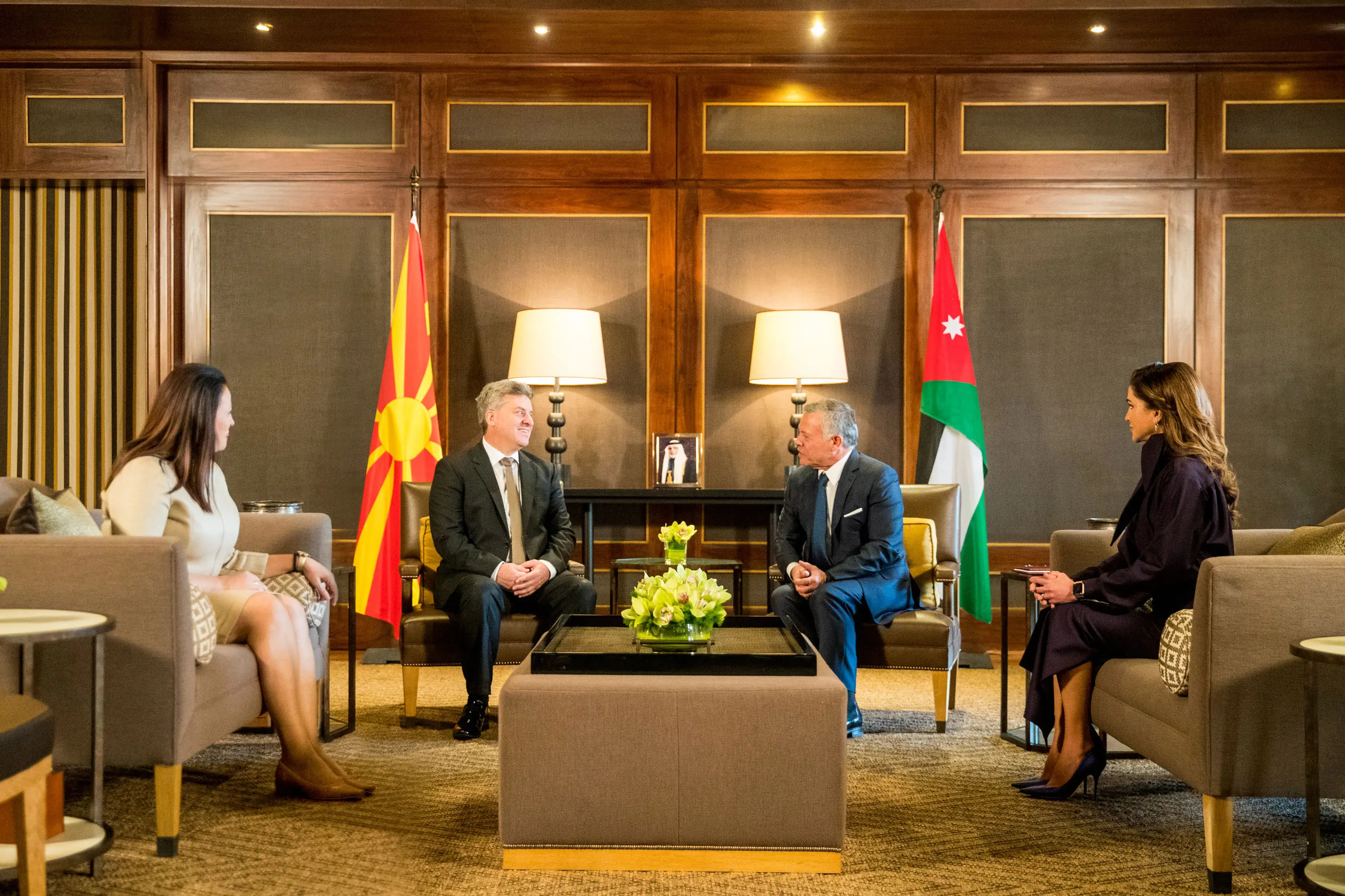 King, Macedonian president discuss potential to broaden cooperation