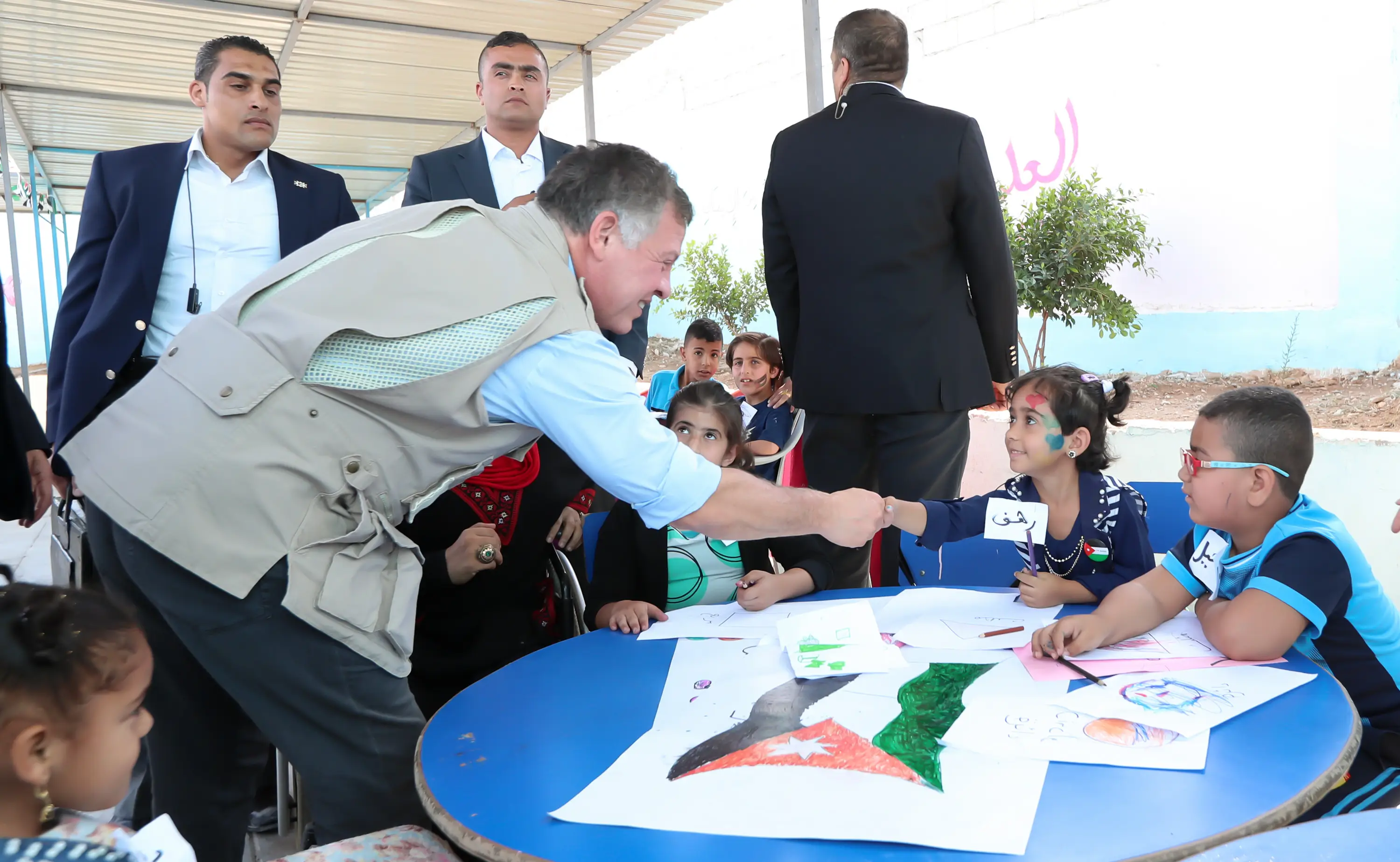 King checks on families in Masharea town, orders measures to improve their living conditions