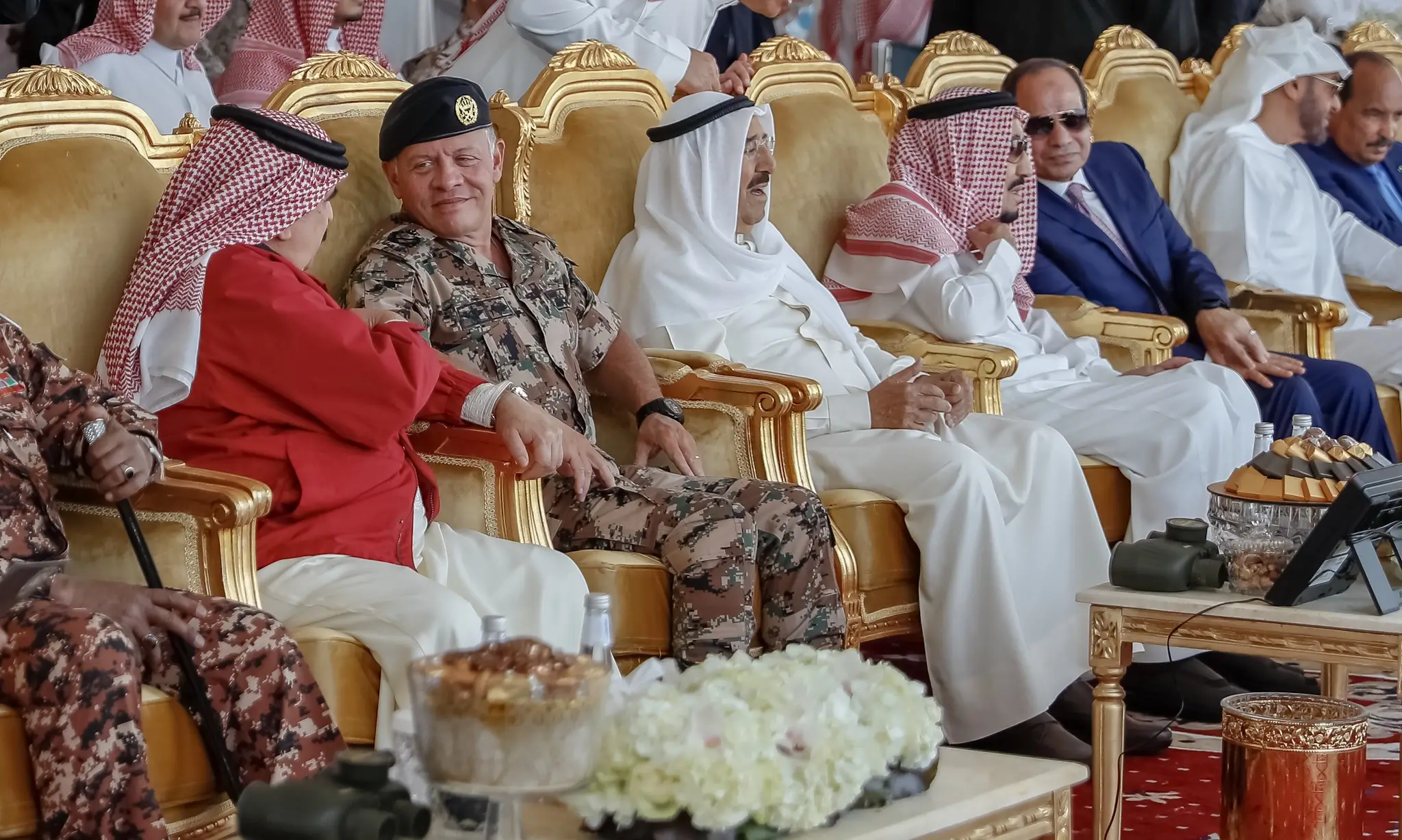 King attends conclusion of Joint Gulf Shield 1 military drill