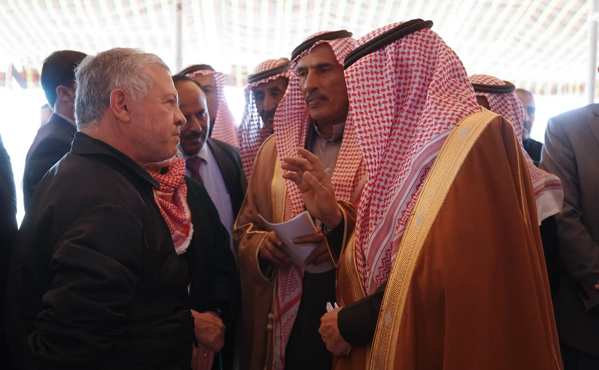 الملك يزور منطقة المدورة ويطلق مجموعة من المشاريع الزراعية فيها