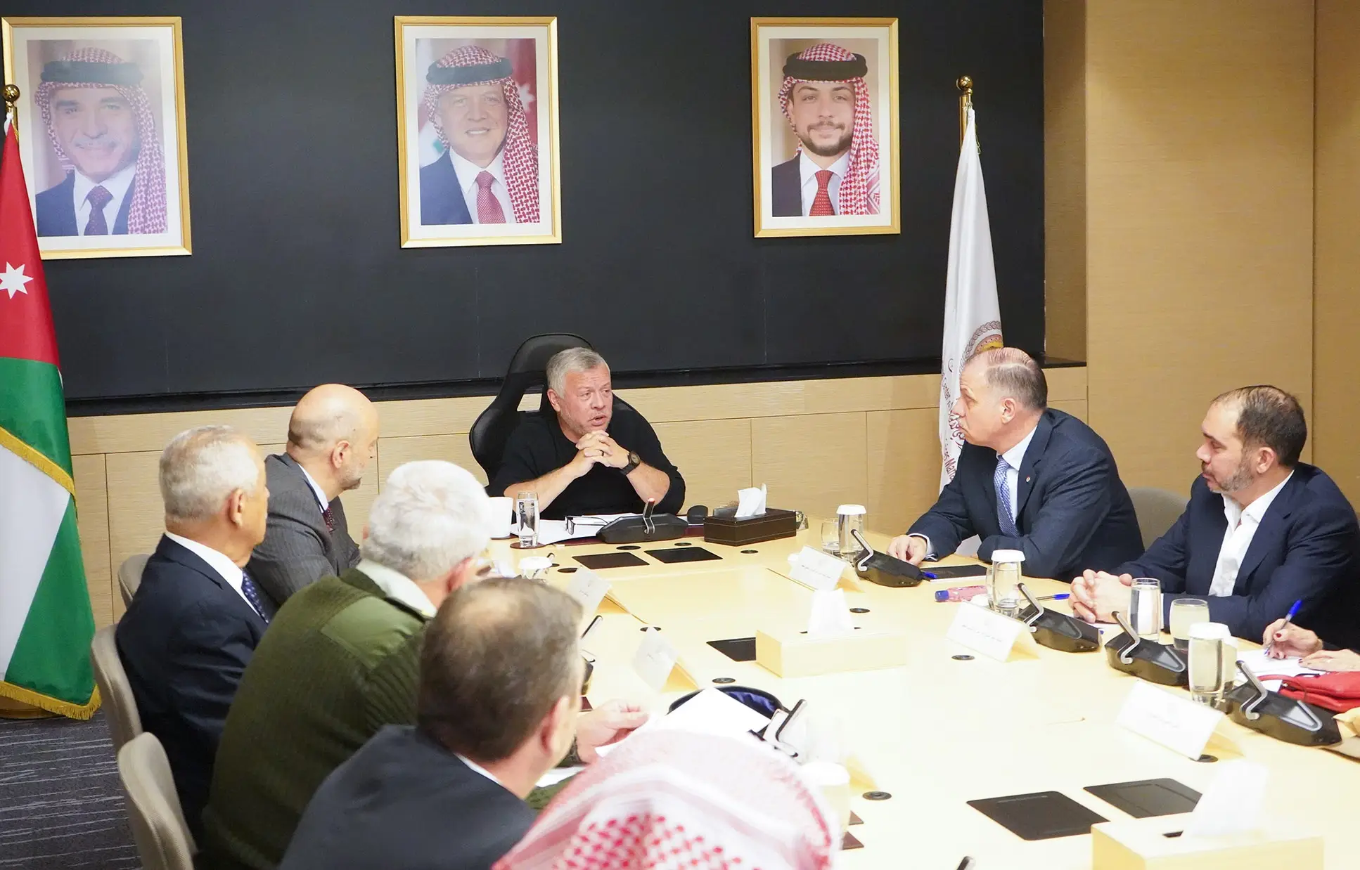 King, upon return to Jordan, chairs meeting on COVID-19 developments