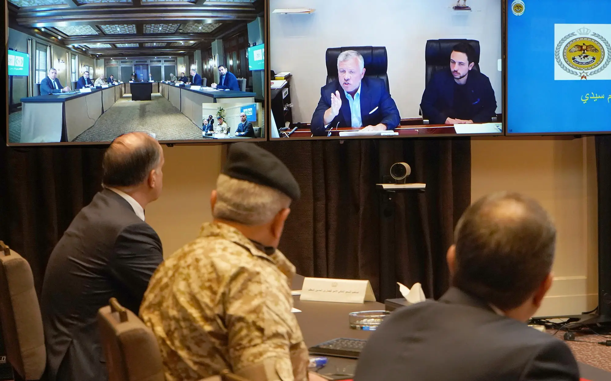 King urges government to organise return of Jordanian students, safeguard public health