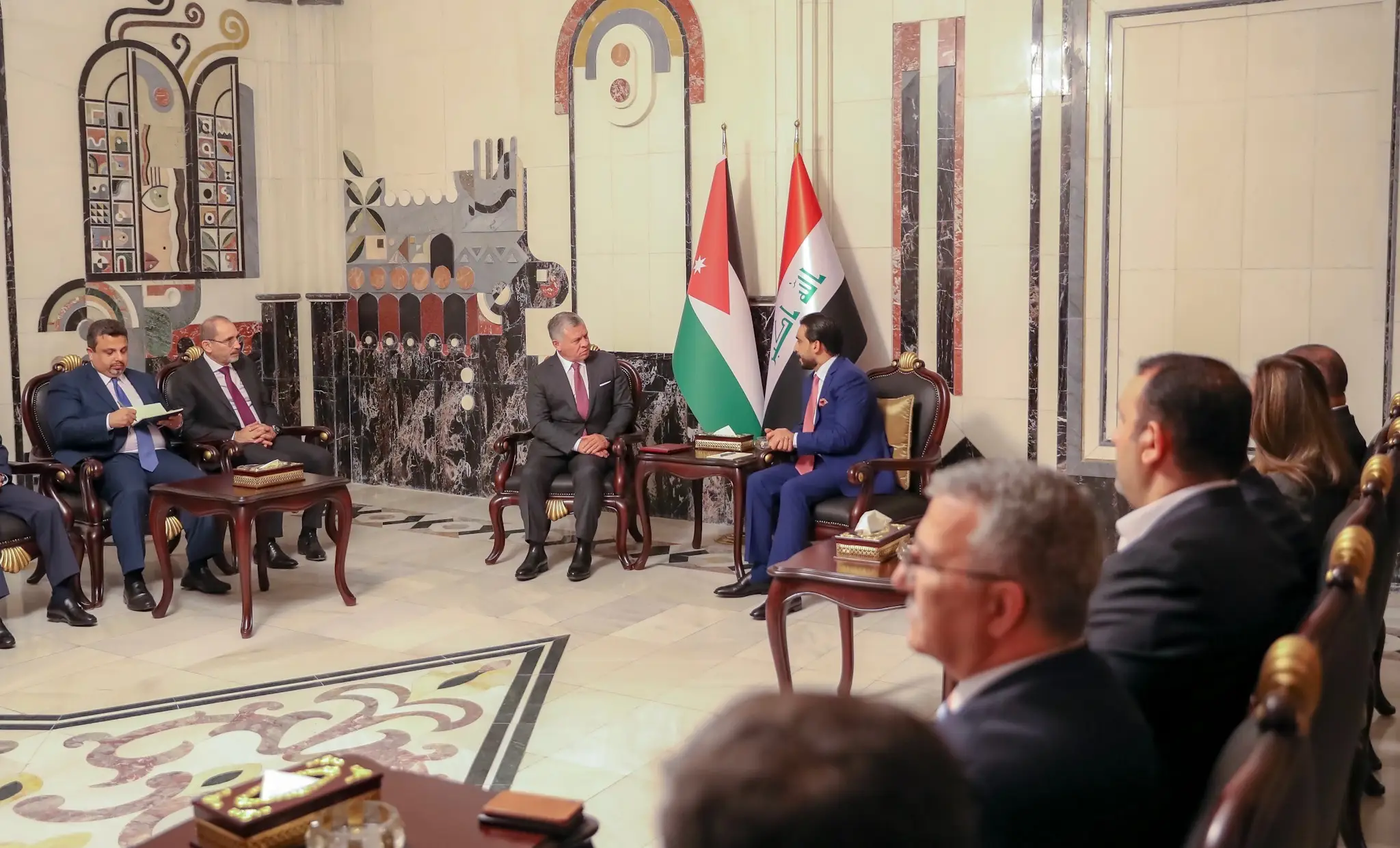 King meets Iraqi Parliament speaker