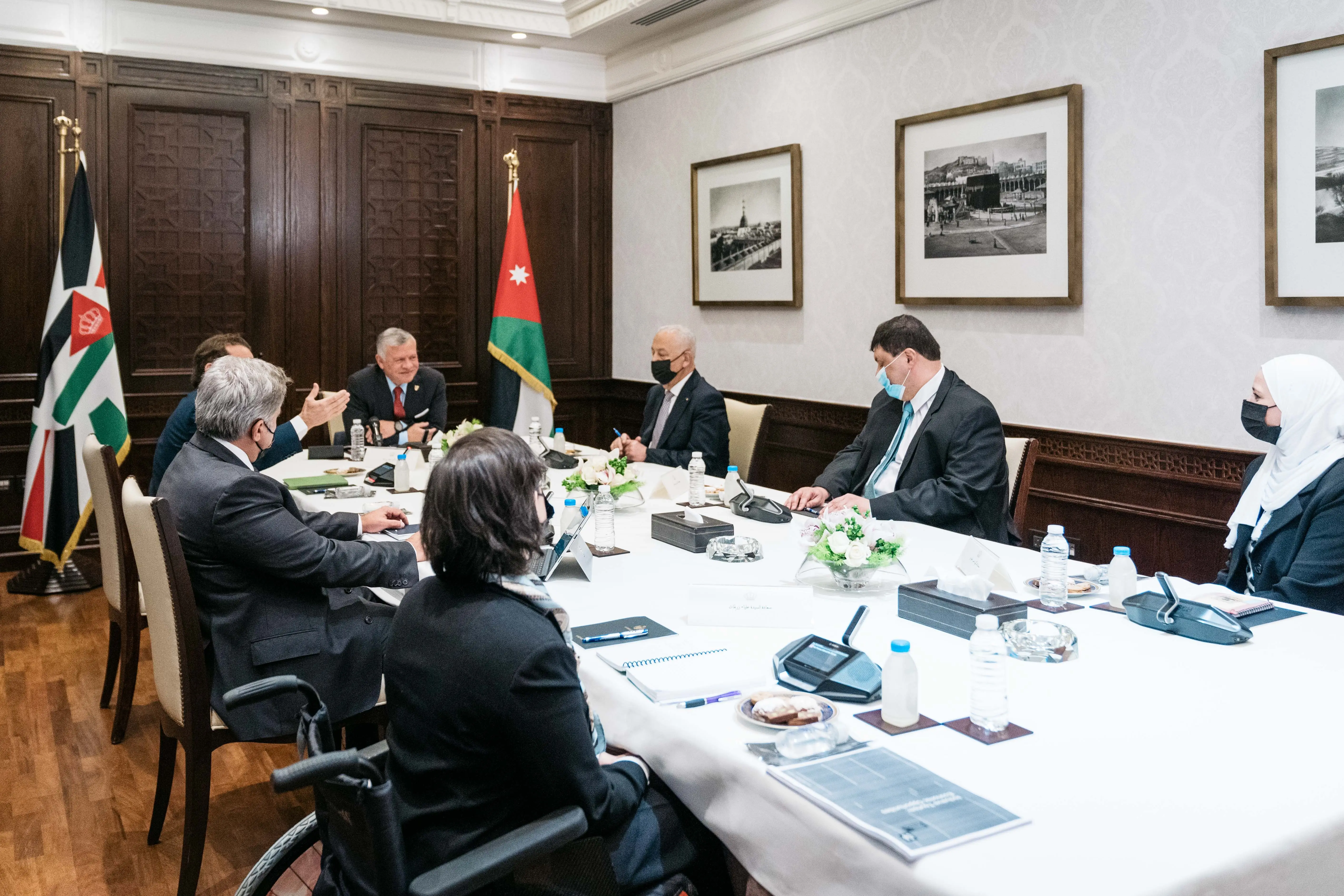 الملك يلتقي رئيس المجلس الأعلى لحقوق الأشخاص ذوي الإعاقة وعدداً من أعضاء المجلس