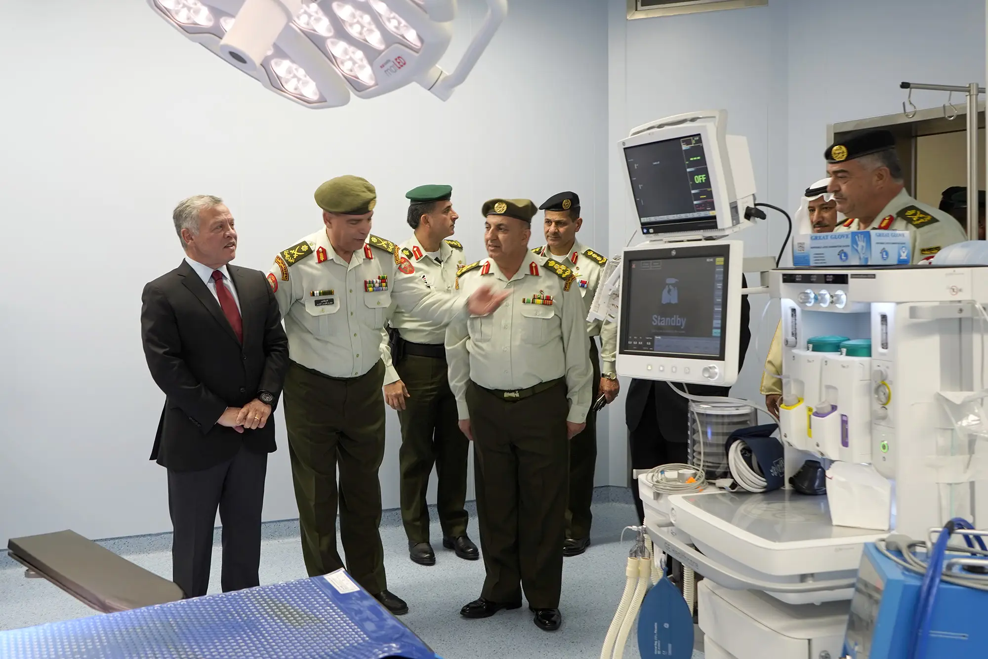 King inaugurates new expansion of Queen Alia Military hospital
