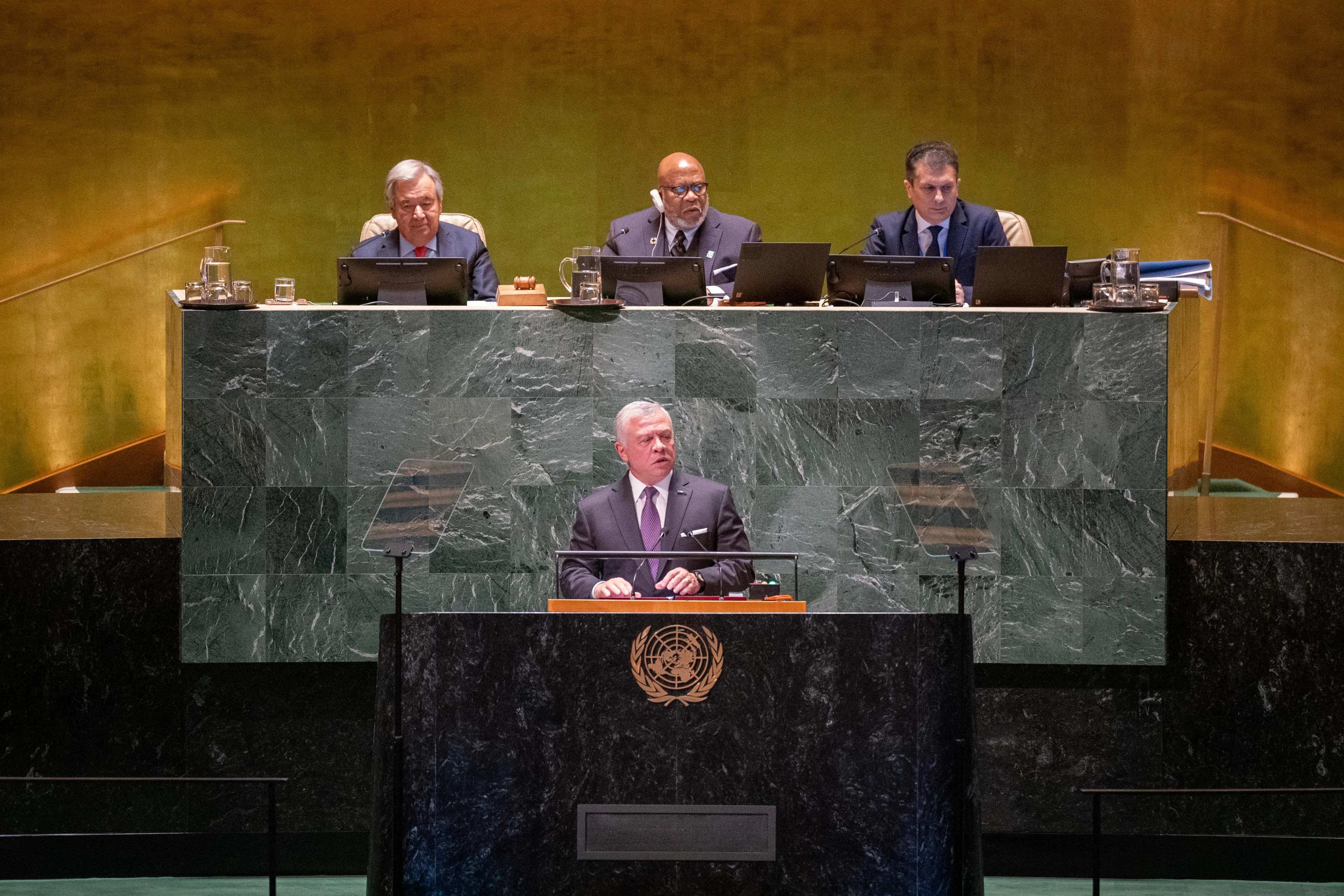 King delivers Jordan’s address at 78th UNGA session
