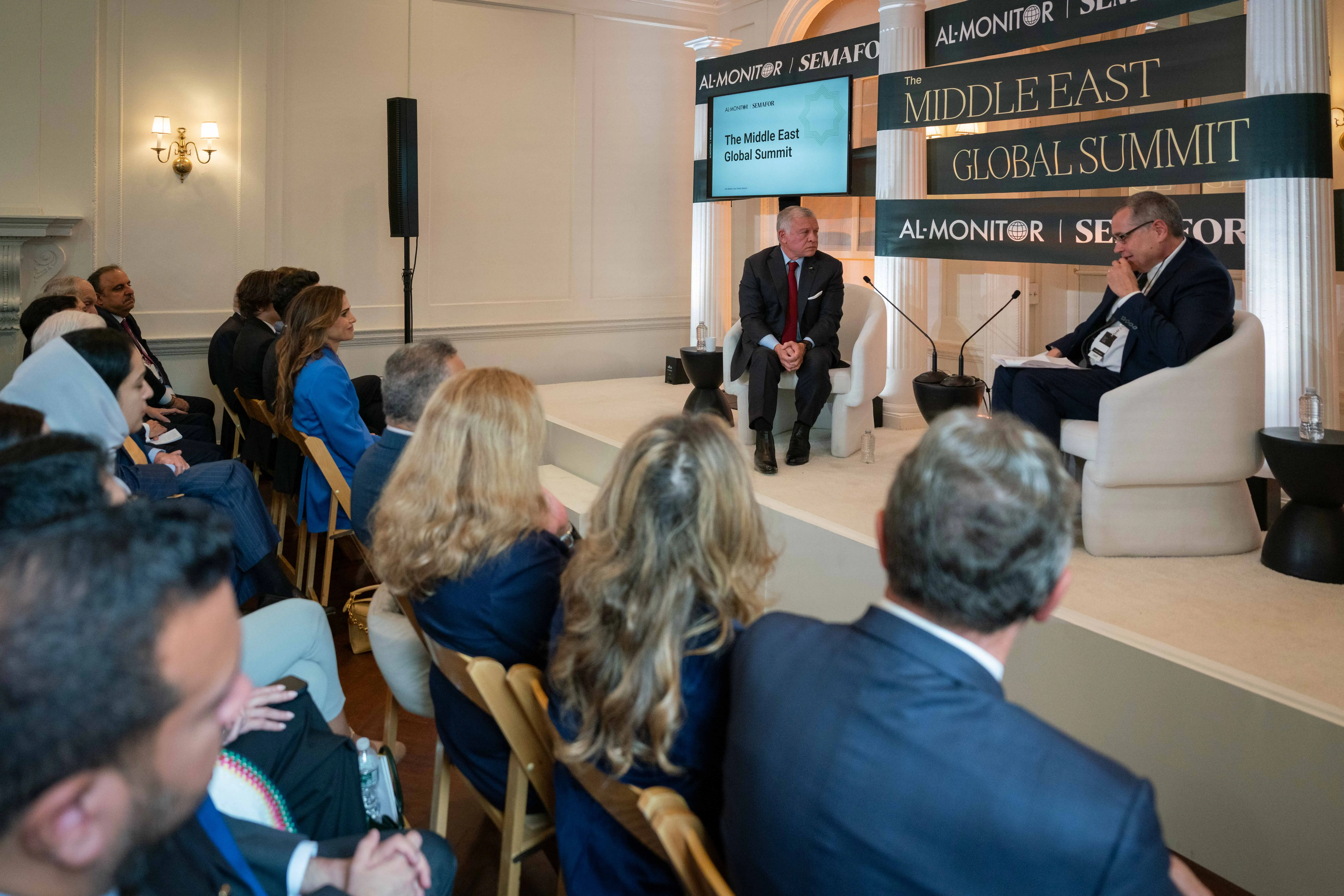 King talks regional developments, opportunities at Middle East Global Summit in New York