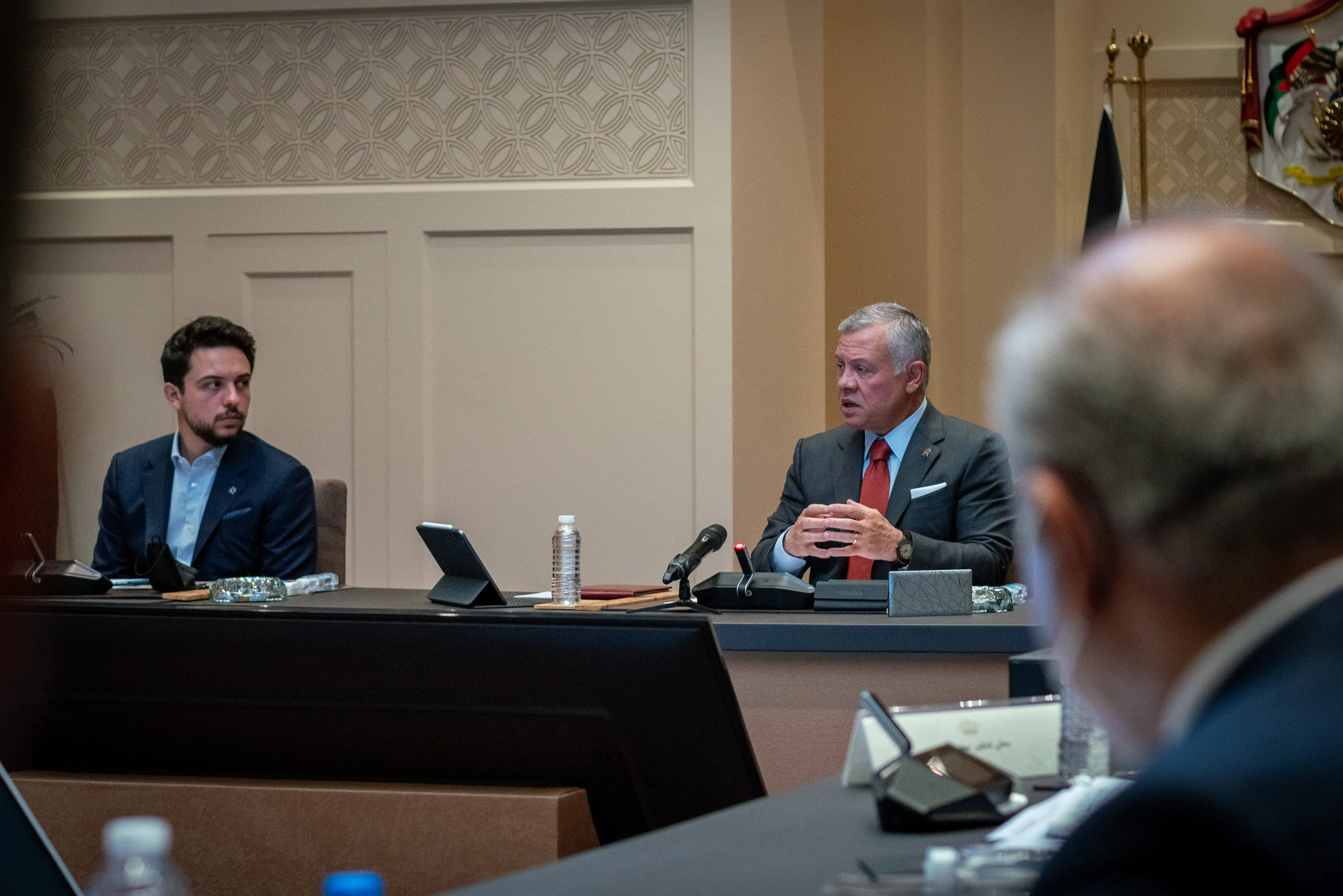 King checks on government measures to reopen education sector