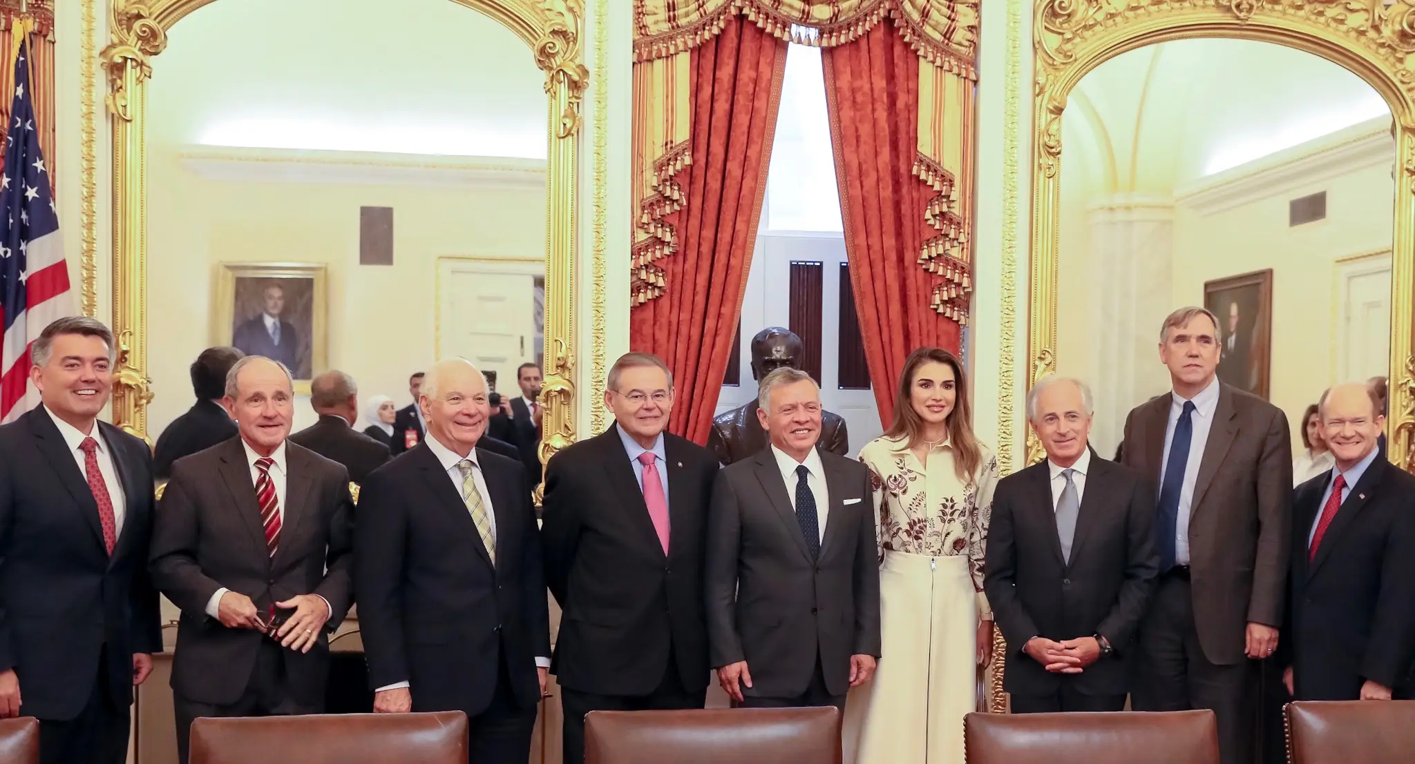 King continues meetings at US Congress