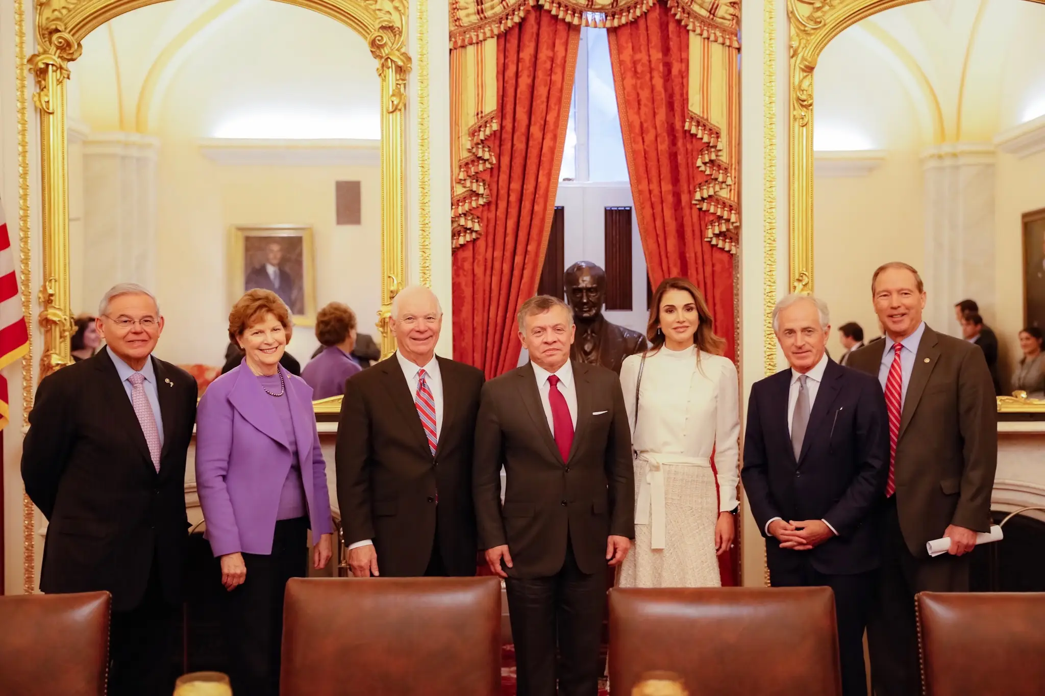 King continues US Congress meetings