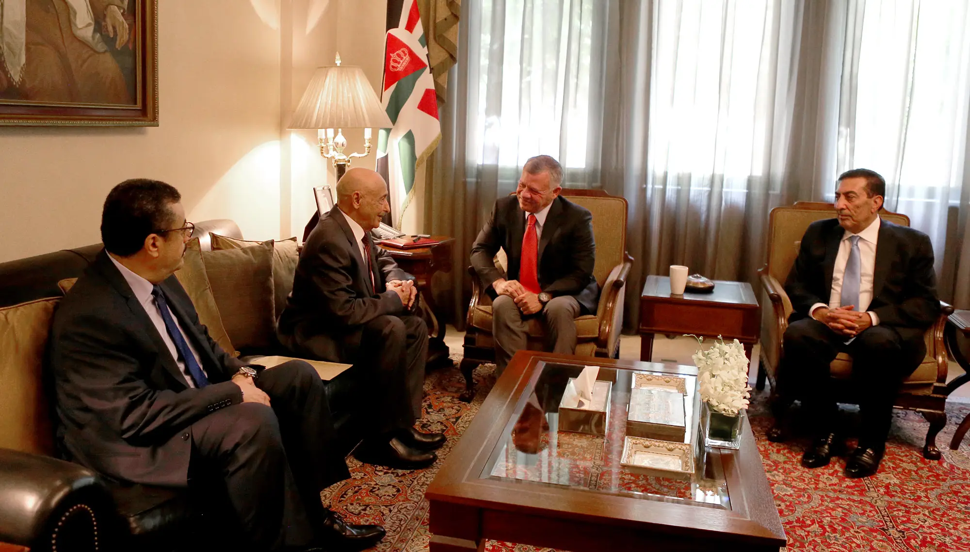 King receives Libyan House speaker