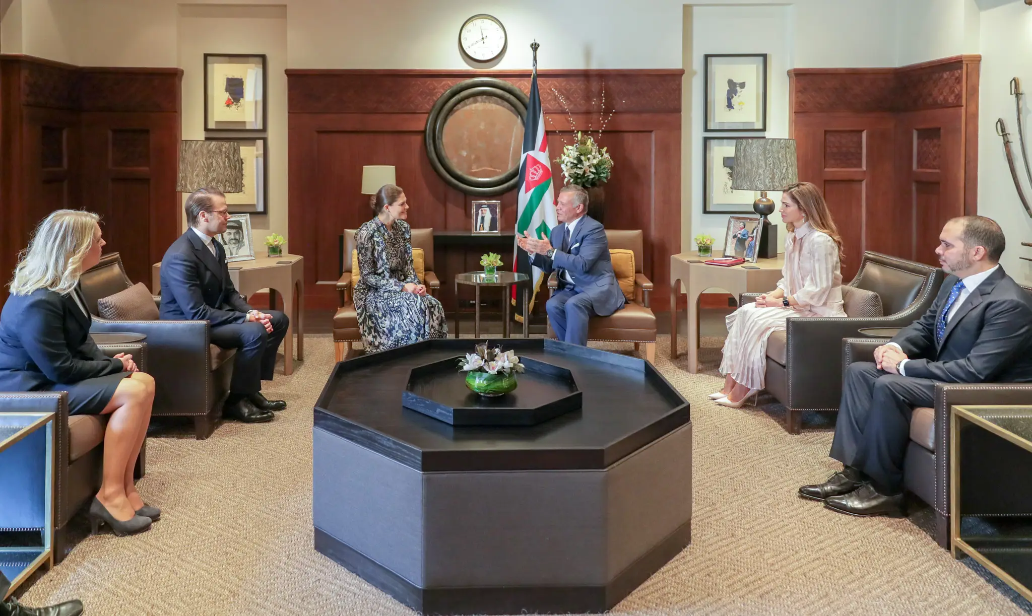 King, Queen receive crown princess of Sweden