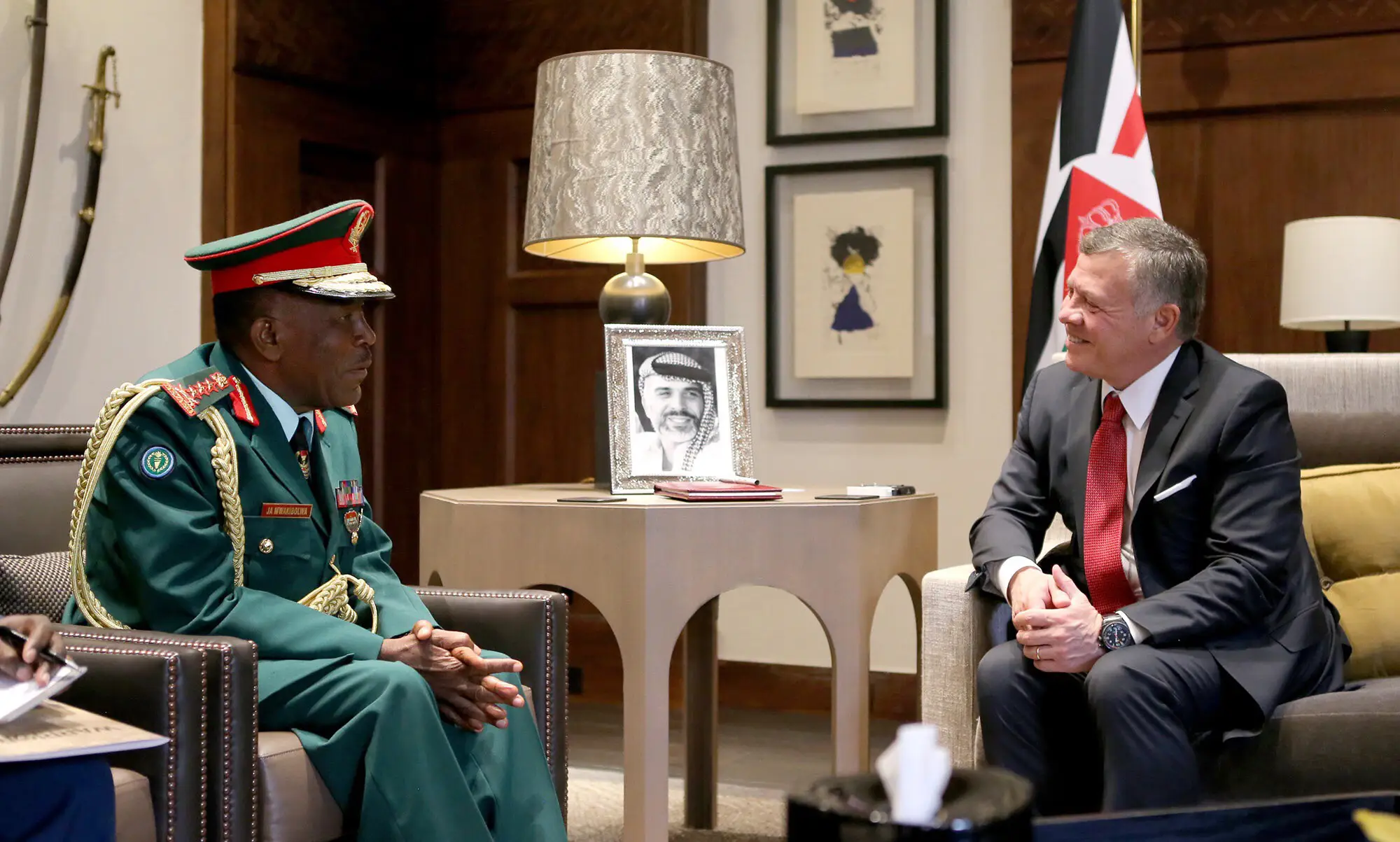 King meets Tanzania People