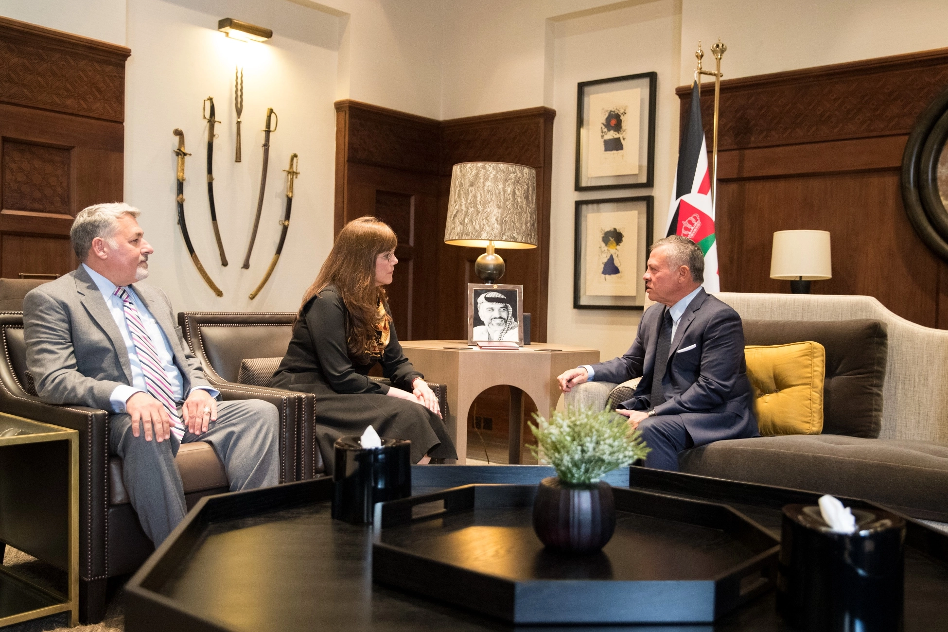King receives US Assistant Secretary of State for arms control, verification and compliance