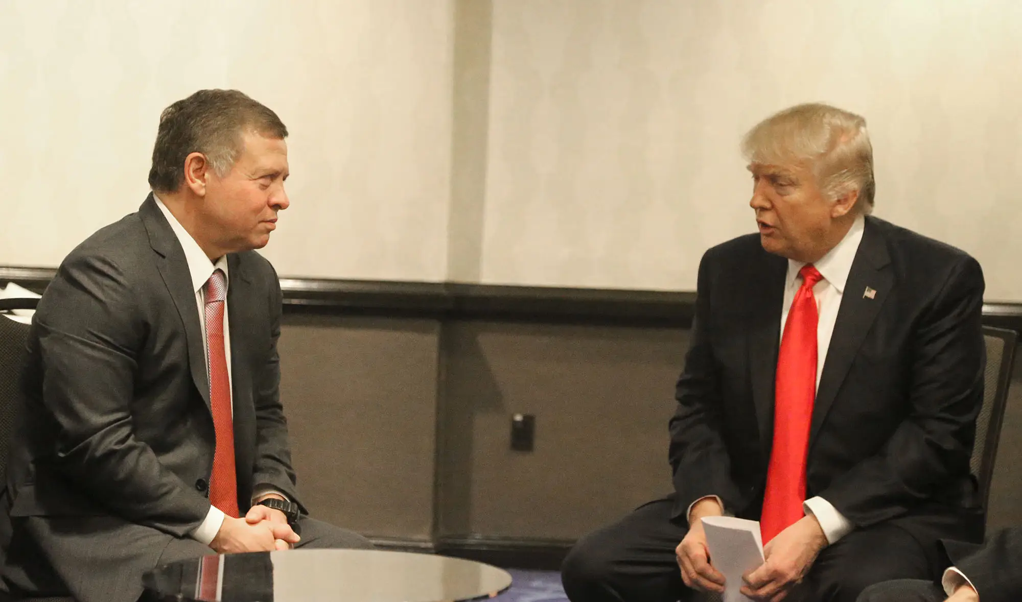 King, US president discuss ties
