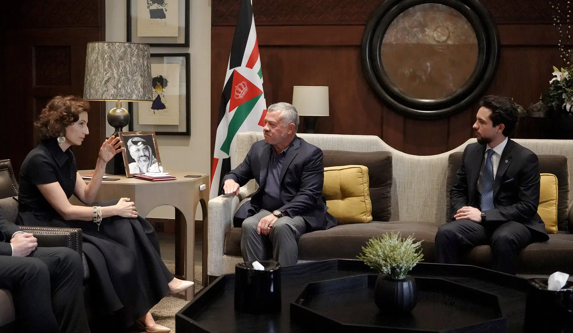 King, UNESCO director general discuss advancing cooperation
