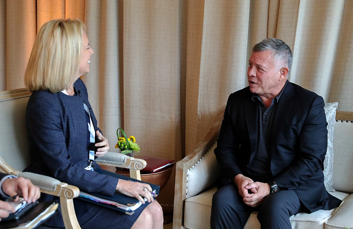 King meets US homeland security secretary, under-secretary general of UN Counter-Terrorism Office