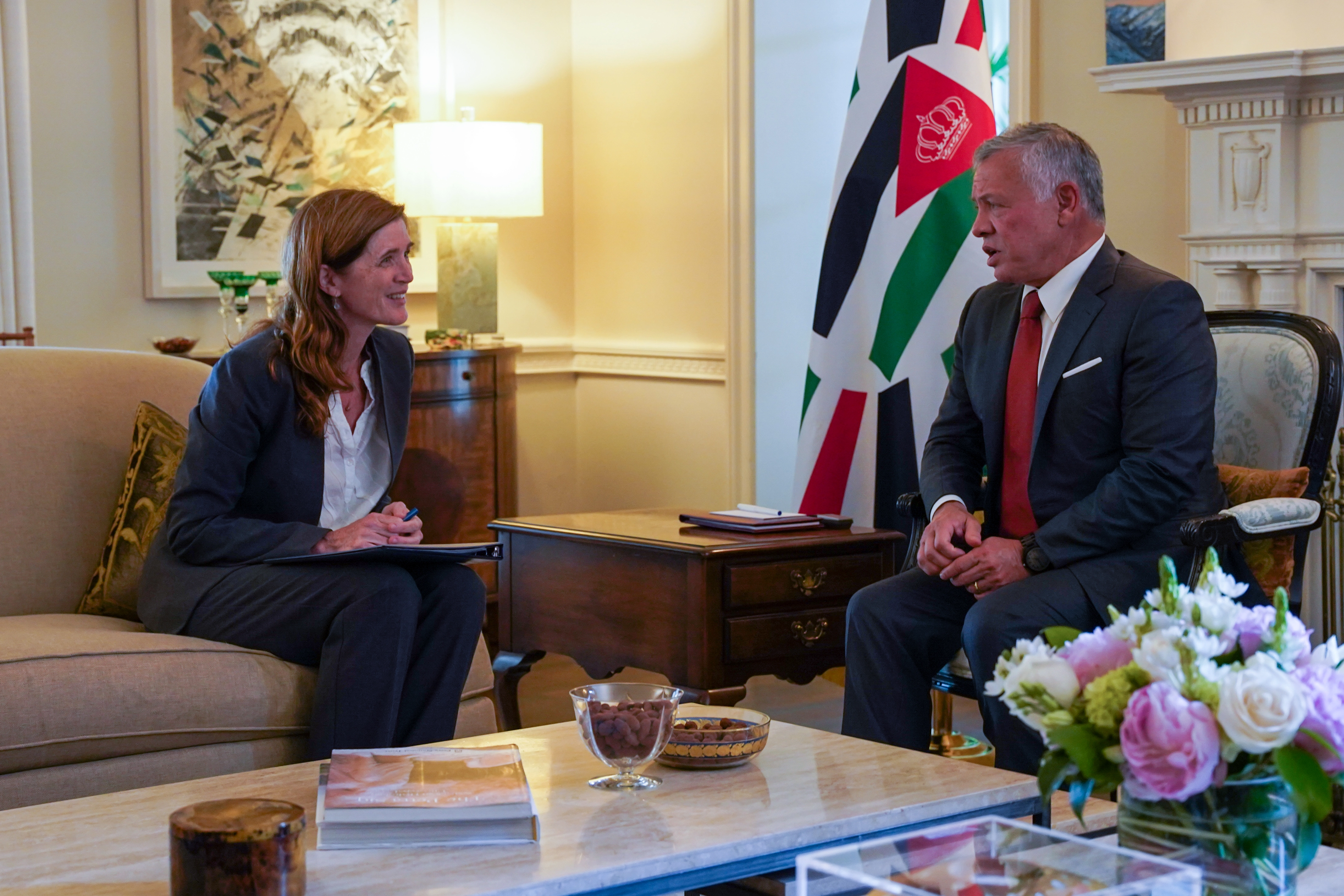 King, USAID administrator discuss Jordan-US partnership in development sector