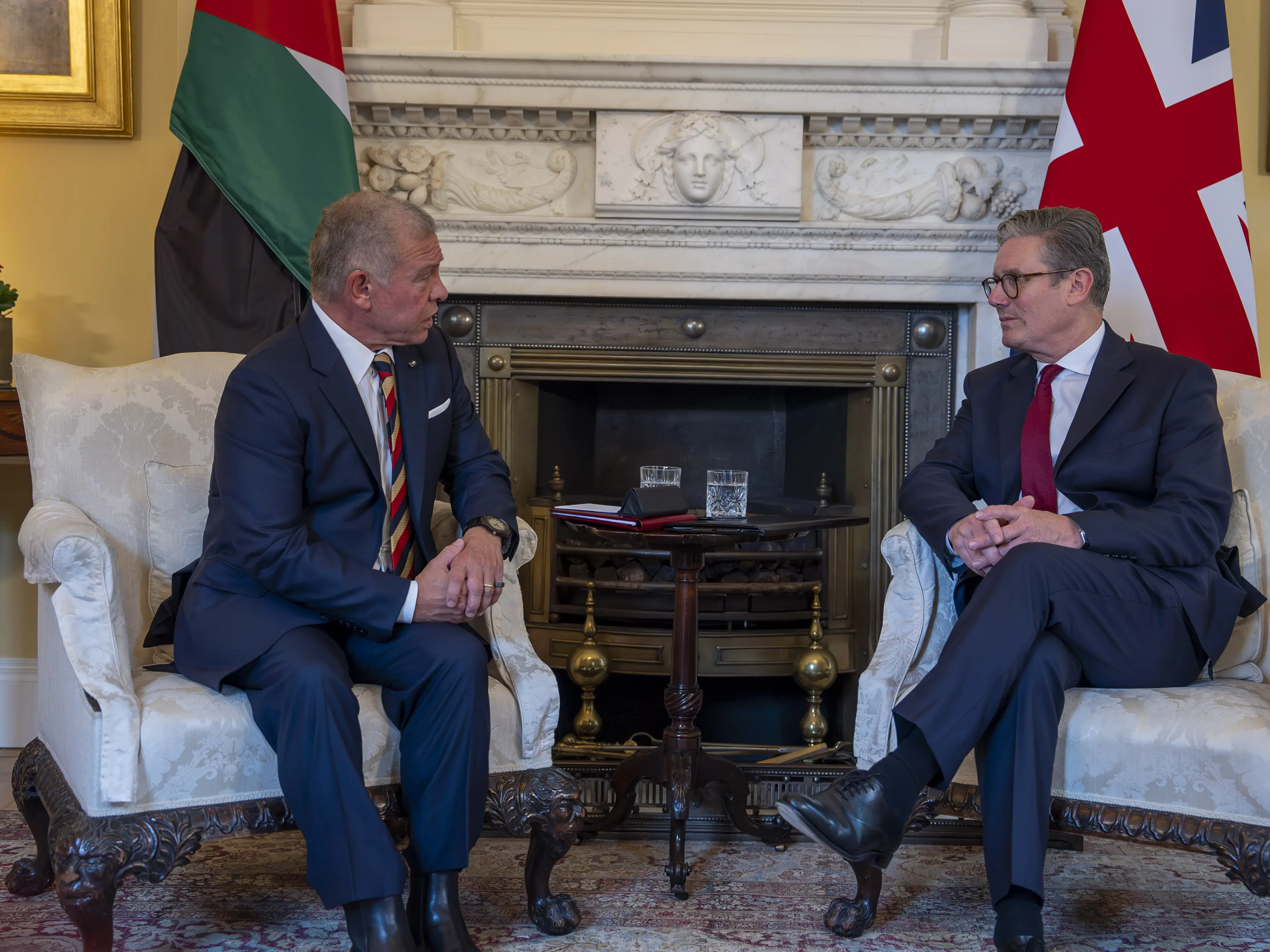 King, UK PM stress need for immediate ceasefire in Gaza
