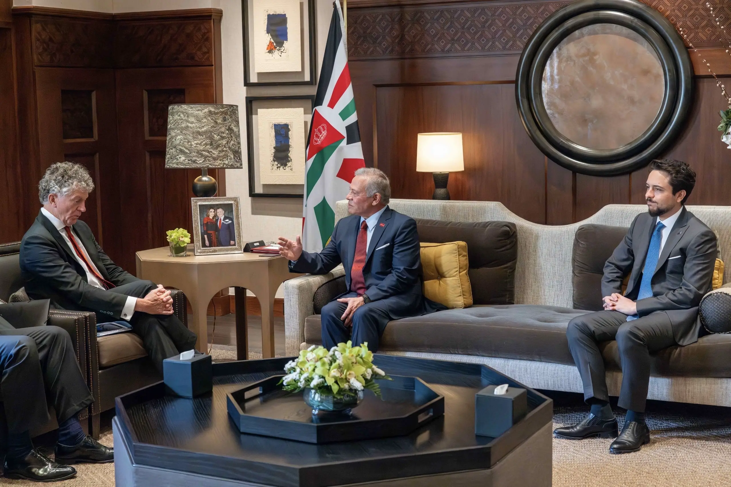الملك يستقبل مستشار الأمن القومي البريطاني