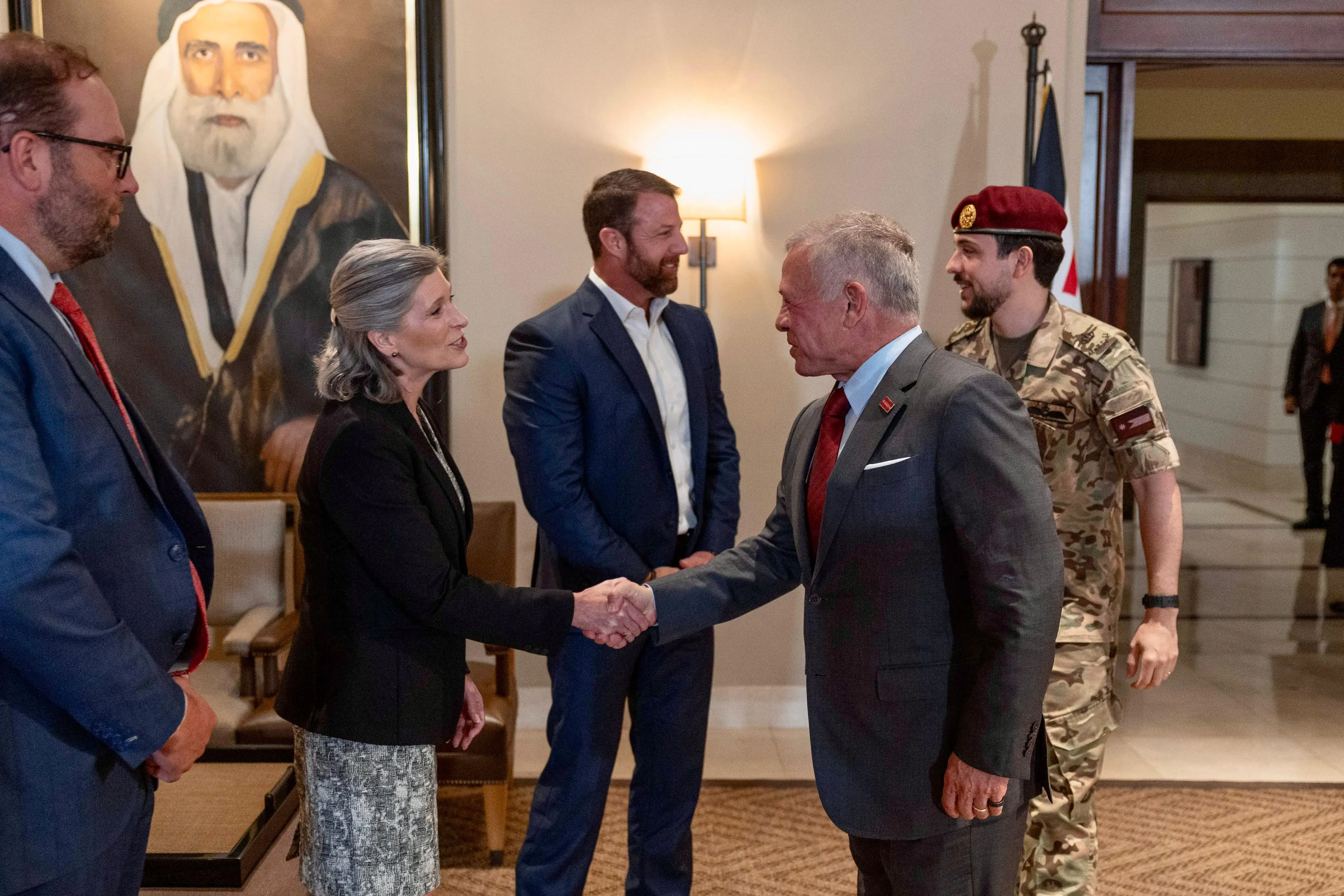 King receives US Congress delegation
