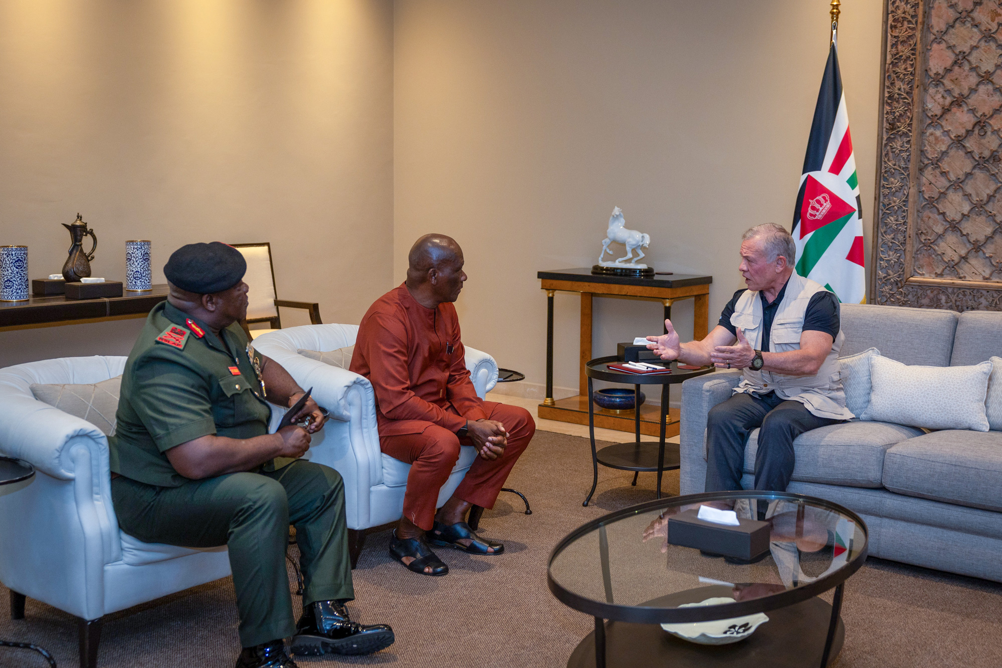 King receives Sierra Leone’s deputy minister of defence