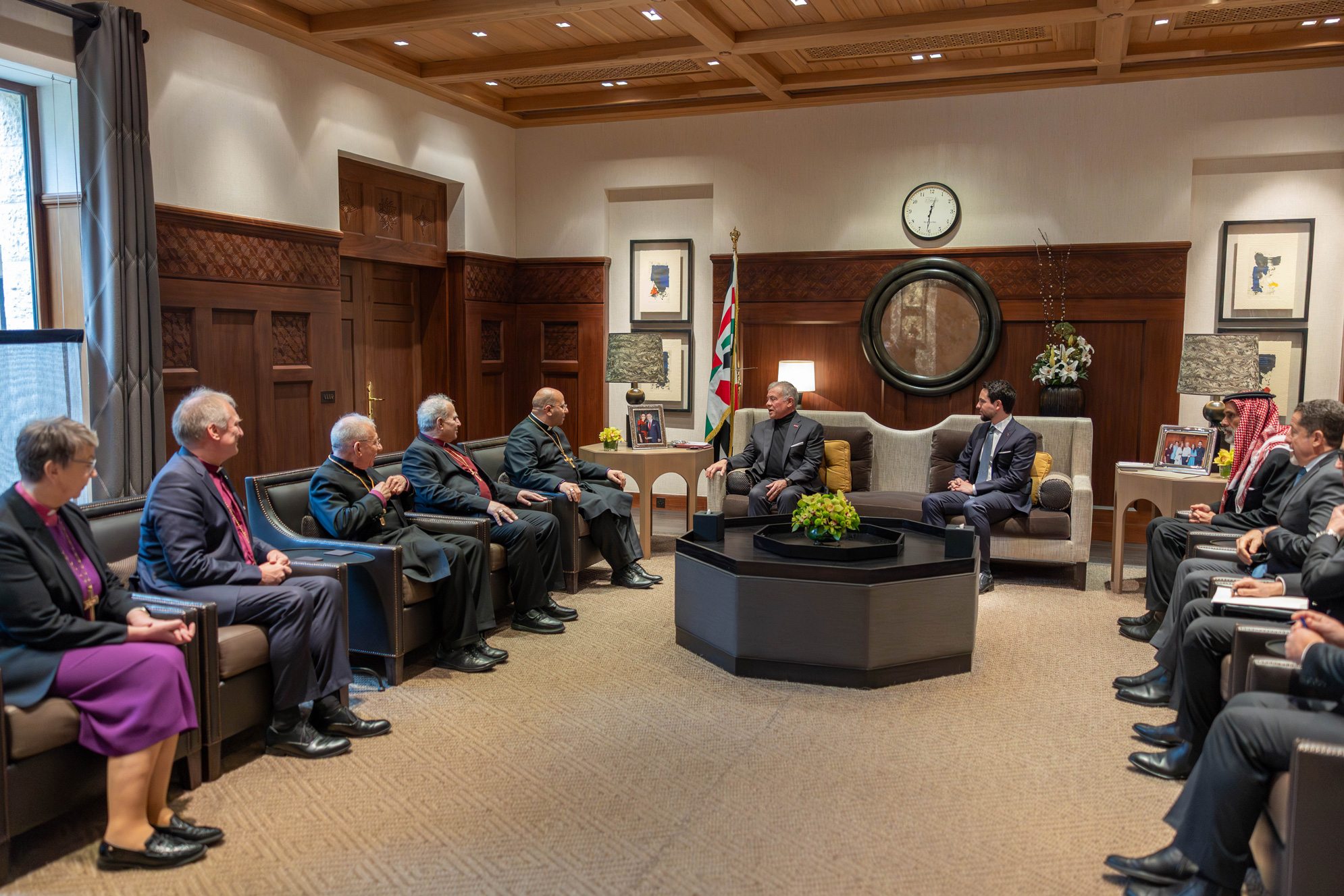 الملك يلتقي وفدا من الكنيسة الإنجيلية اللوثرية