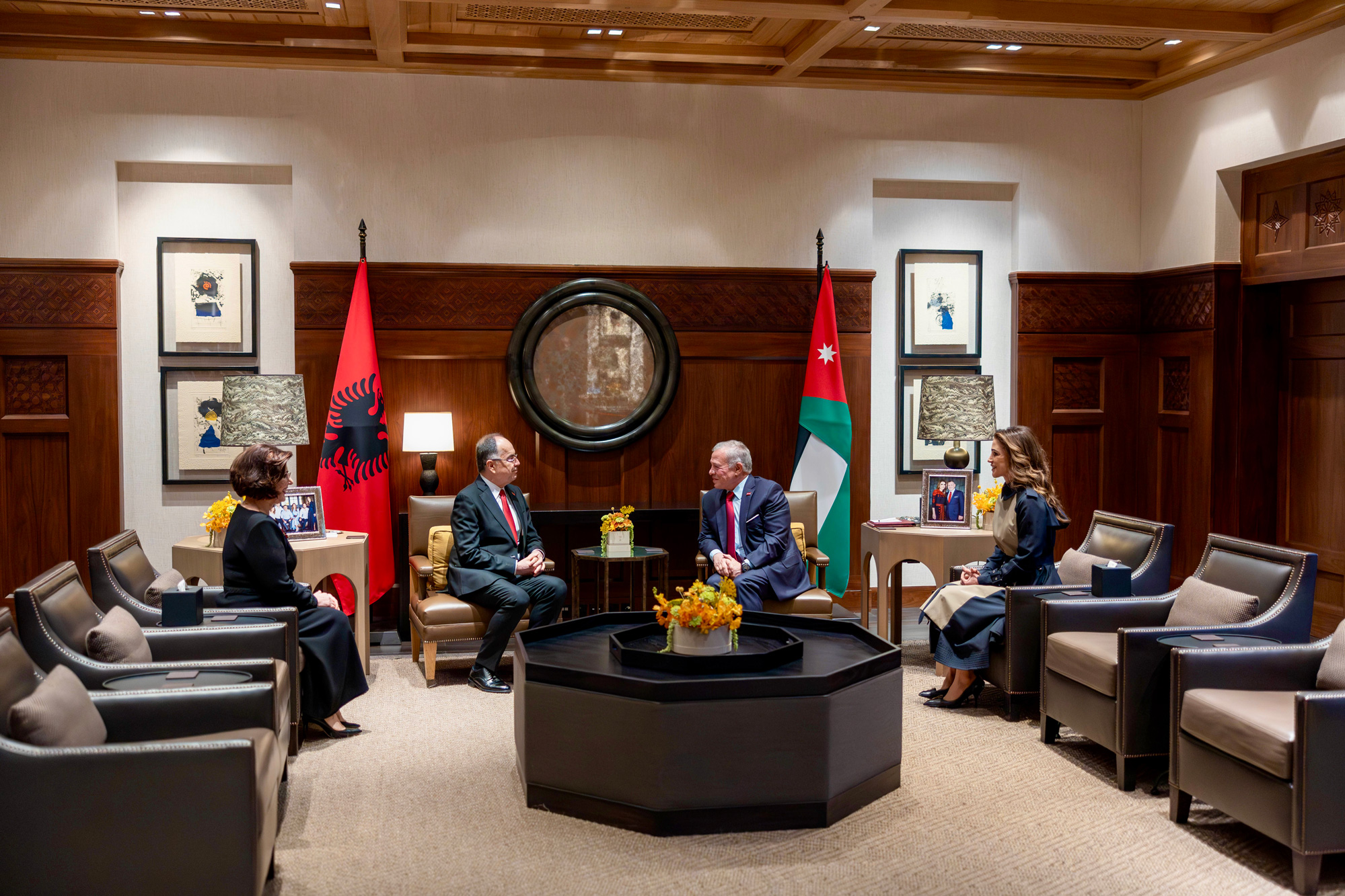 King, Albania president hold talks in Amman on expanding cooperation