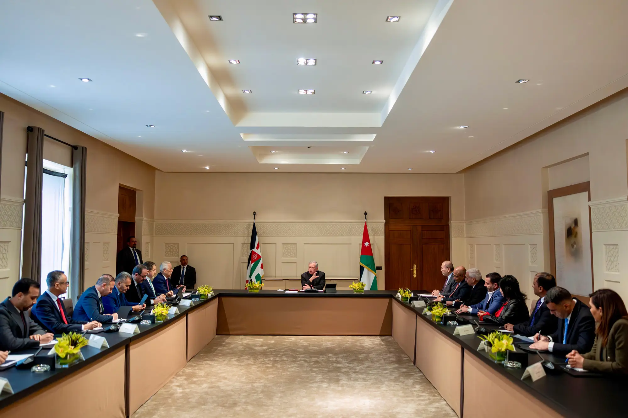 King meets with Jordan Press Association council members